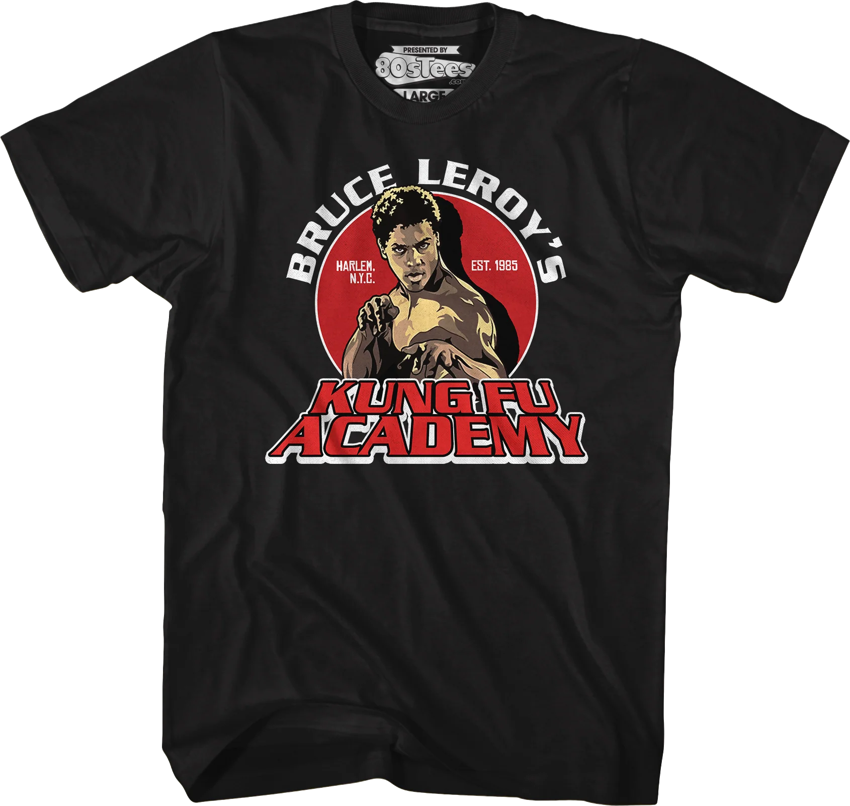 Bruce Leroy's Kung Fu Academy The Last Dragon T-Shirt - Image 6