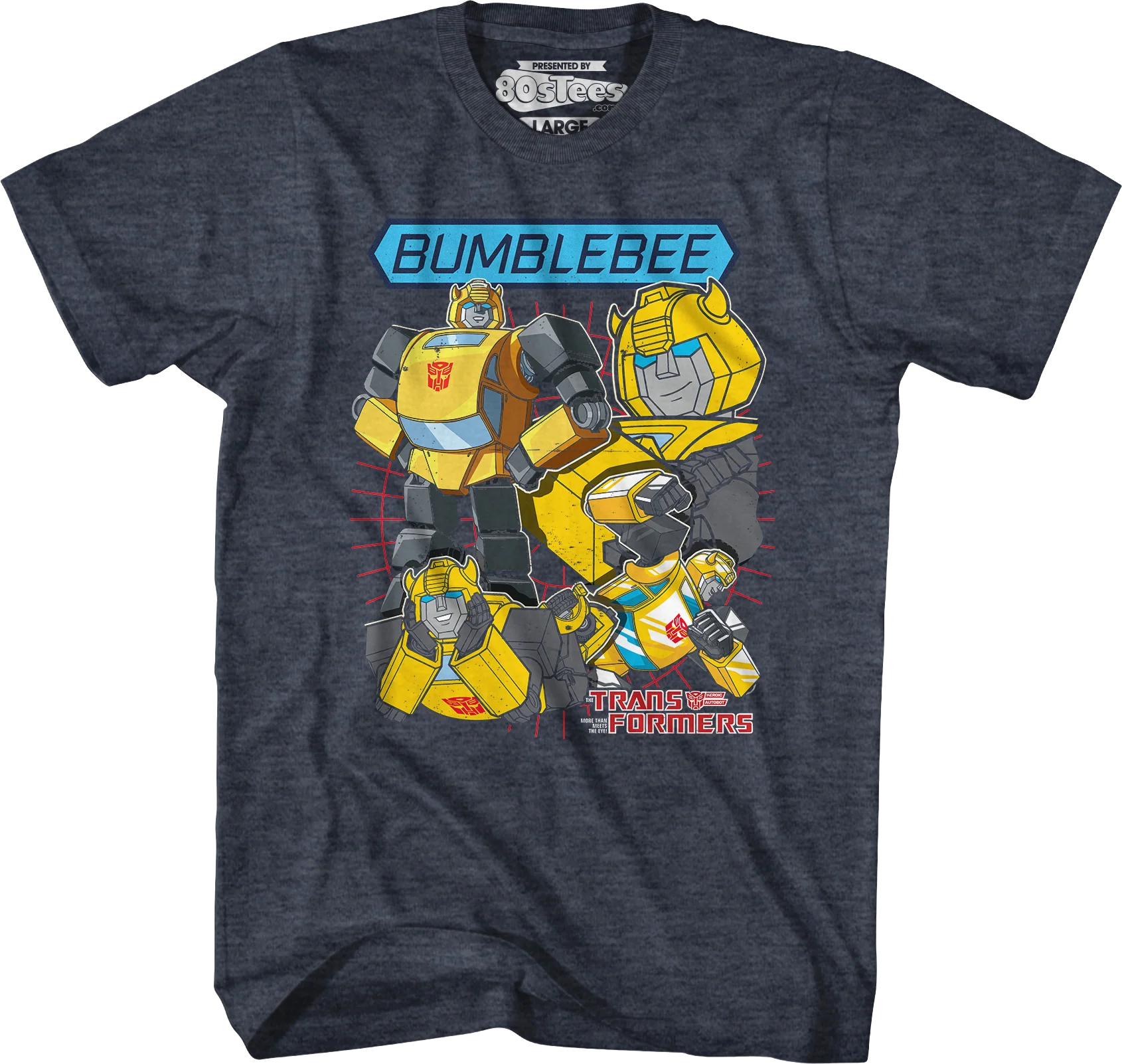 Bumblebee Collage Transformers T-Shirt - Image 7