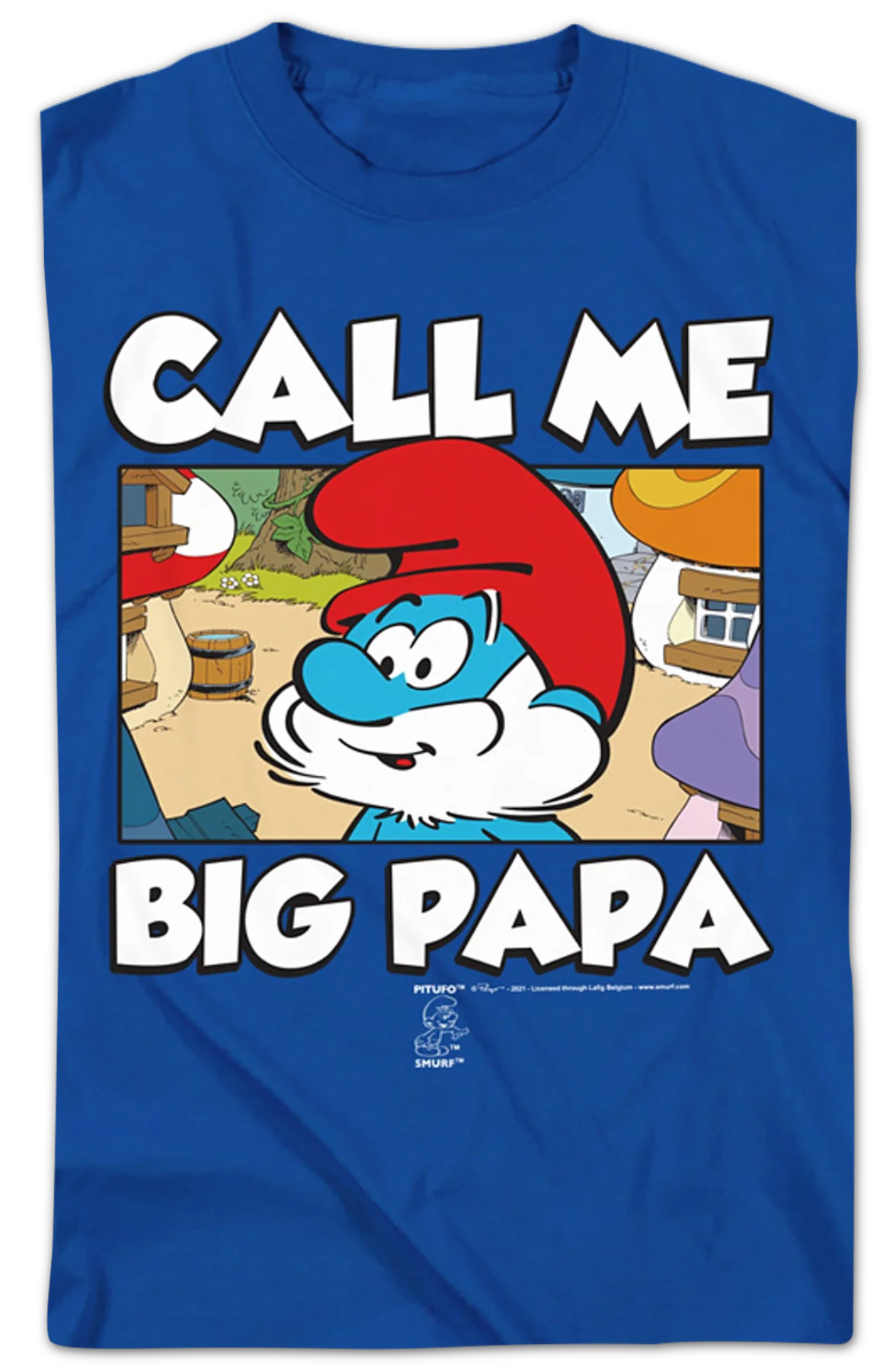 Call Me Big Papa Smurfs T-Shirt - Image 2