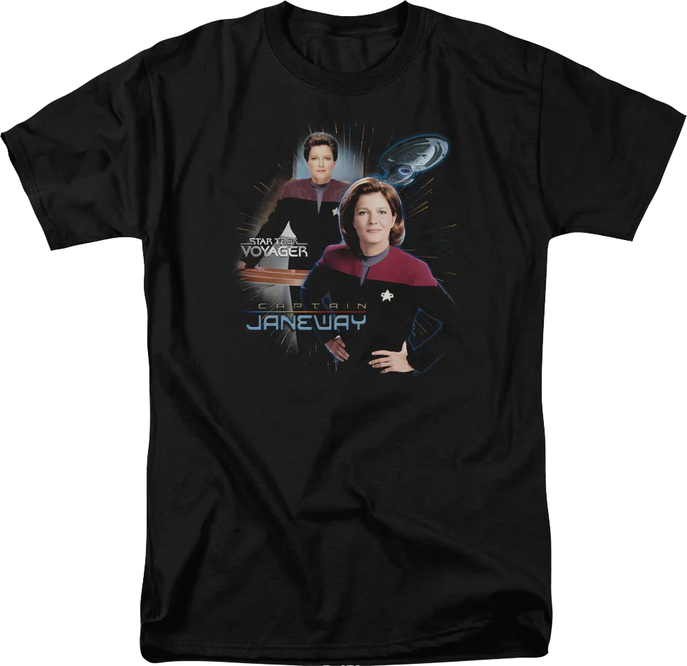 Captain Janeway Star Trek Voyager T-Shirt