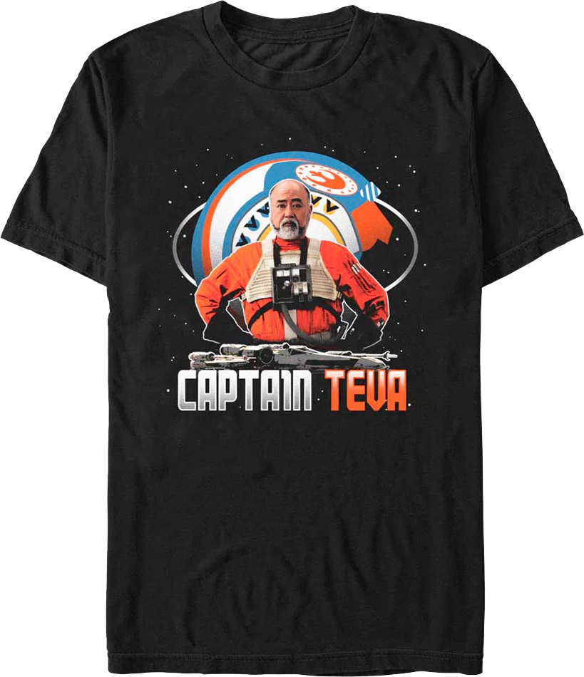 Captain Teva The Mandalorian Star Wars T-Shirt