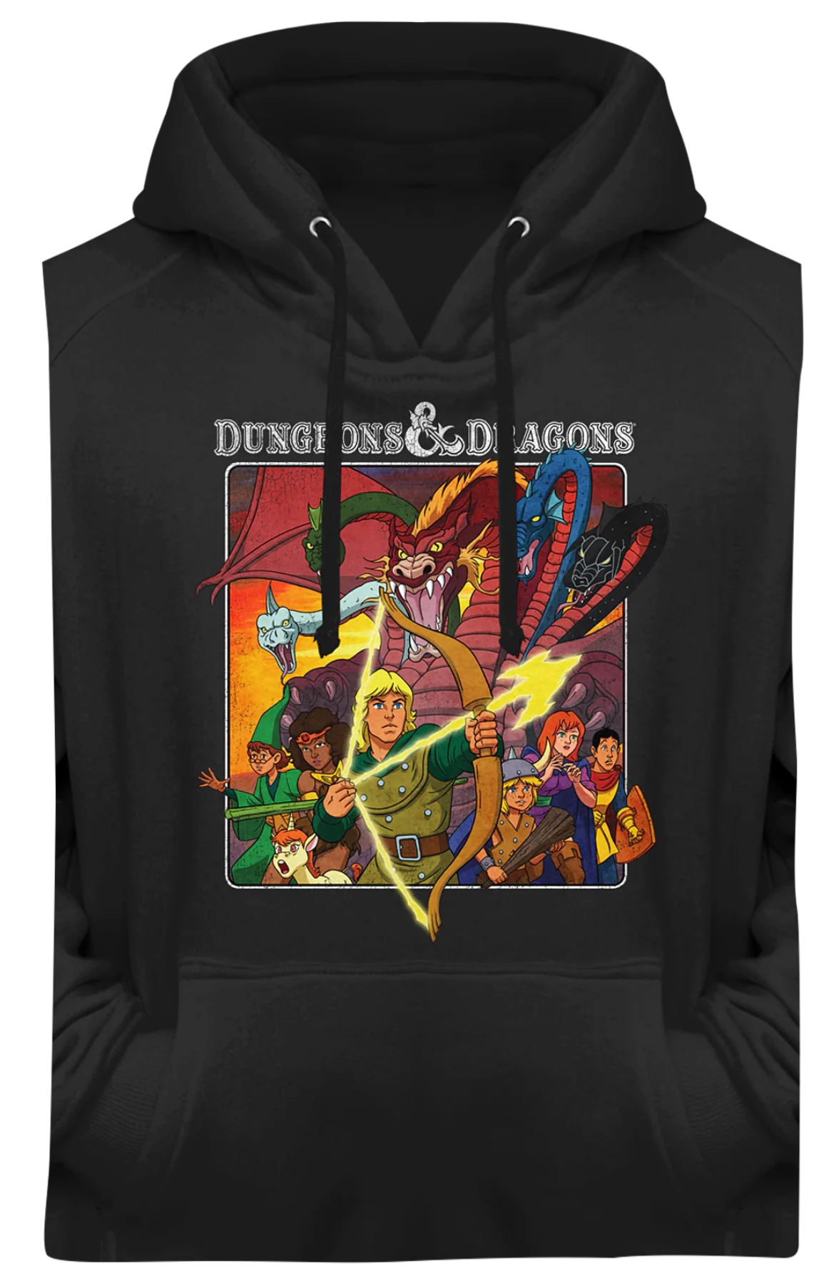 Cartoon Characters Dungeons & Dragons Pullover Hoodie - Image 2