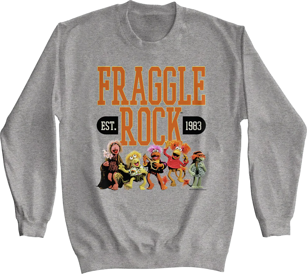 Cast Photo Est. 1983 Fraggle Rock Sweatshirt
