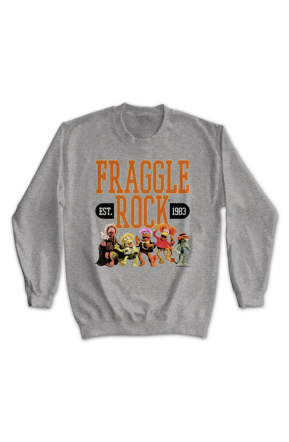 Cast Photo Est. 1983 Fraggle Rock Sweatshirt - Image 2