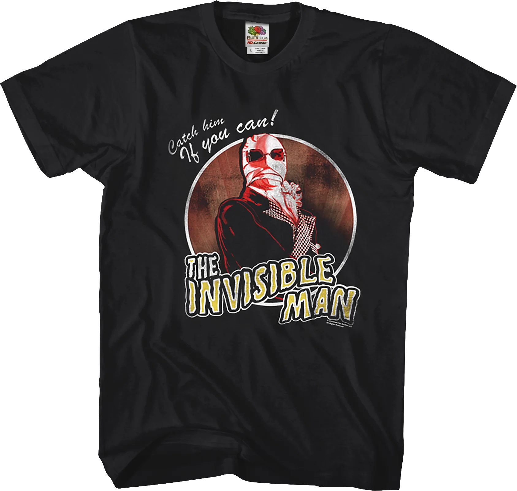 Catch Him If You Can Invisible Man T-Shirt