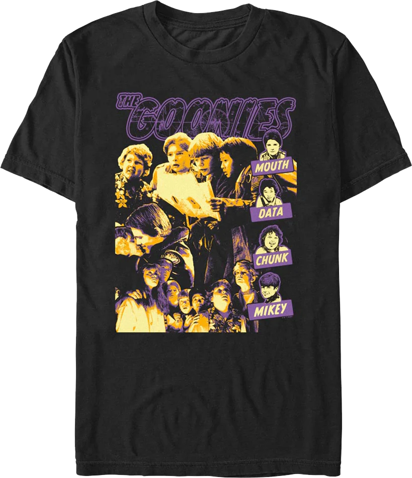 Characters Collage Goonies T-Shirt
