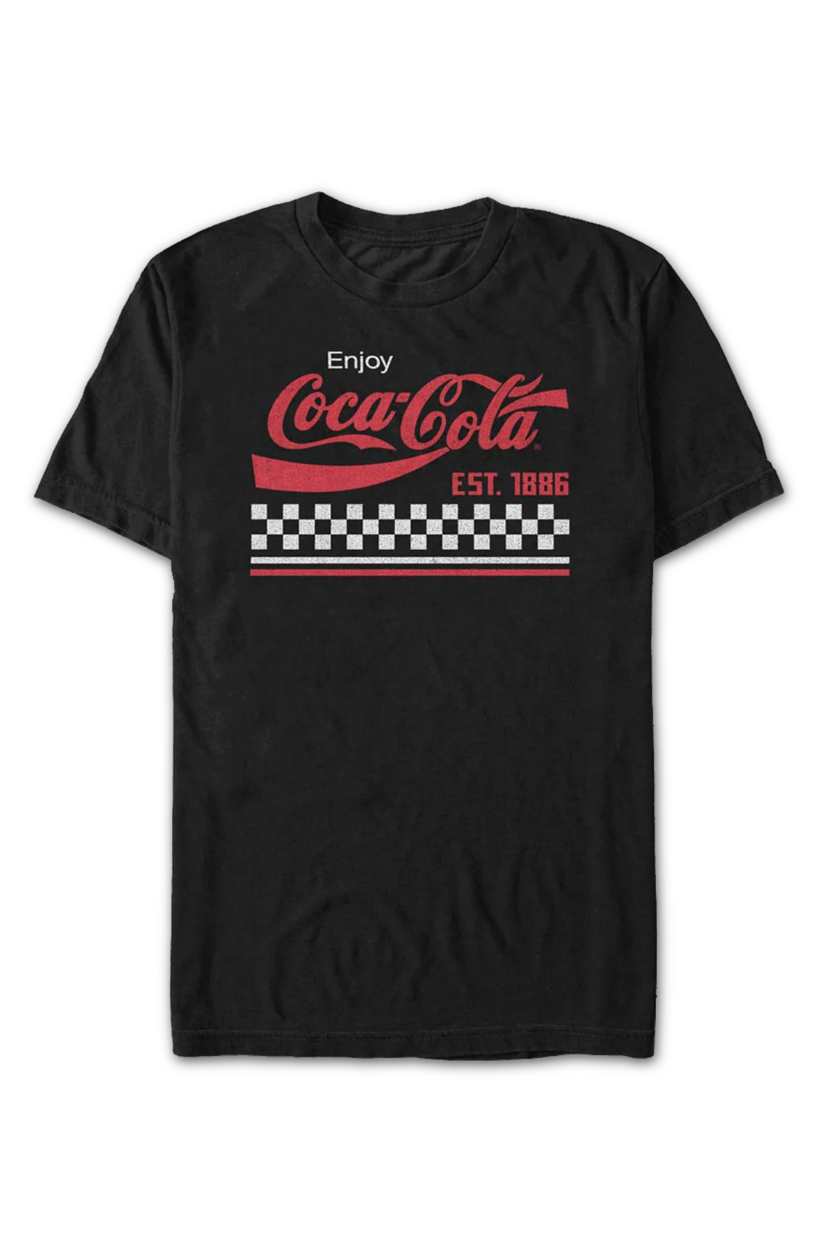 Checker Stripe Coca-Cola T-Shirt - Image 2