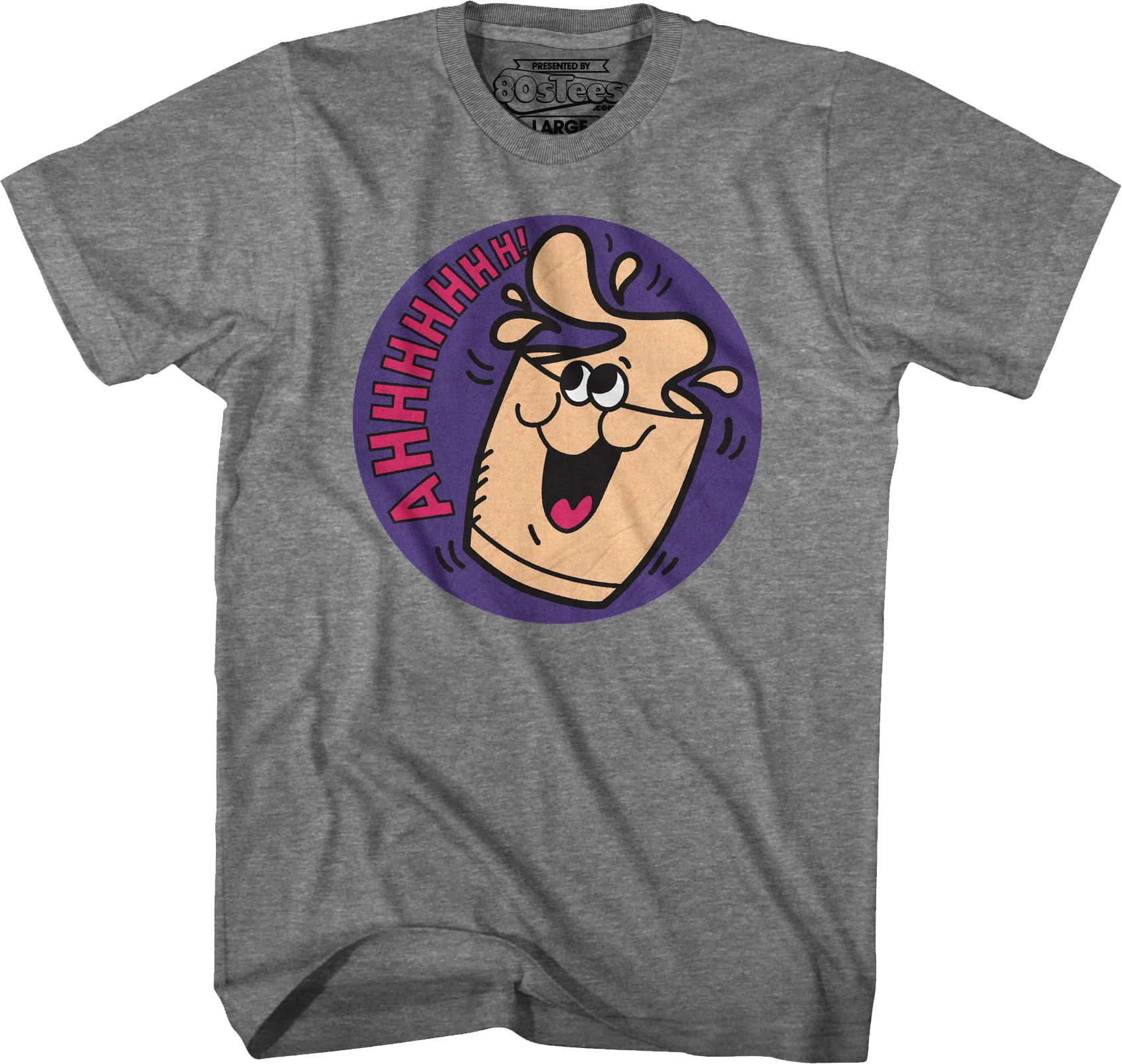 Chocolate Milk Scratch & Sniff Sticker T-Shirt - Image 6