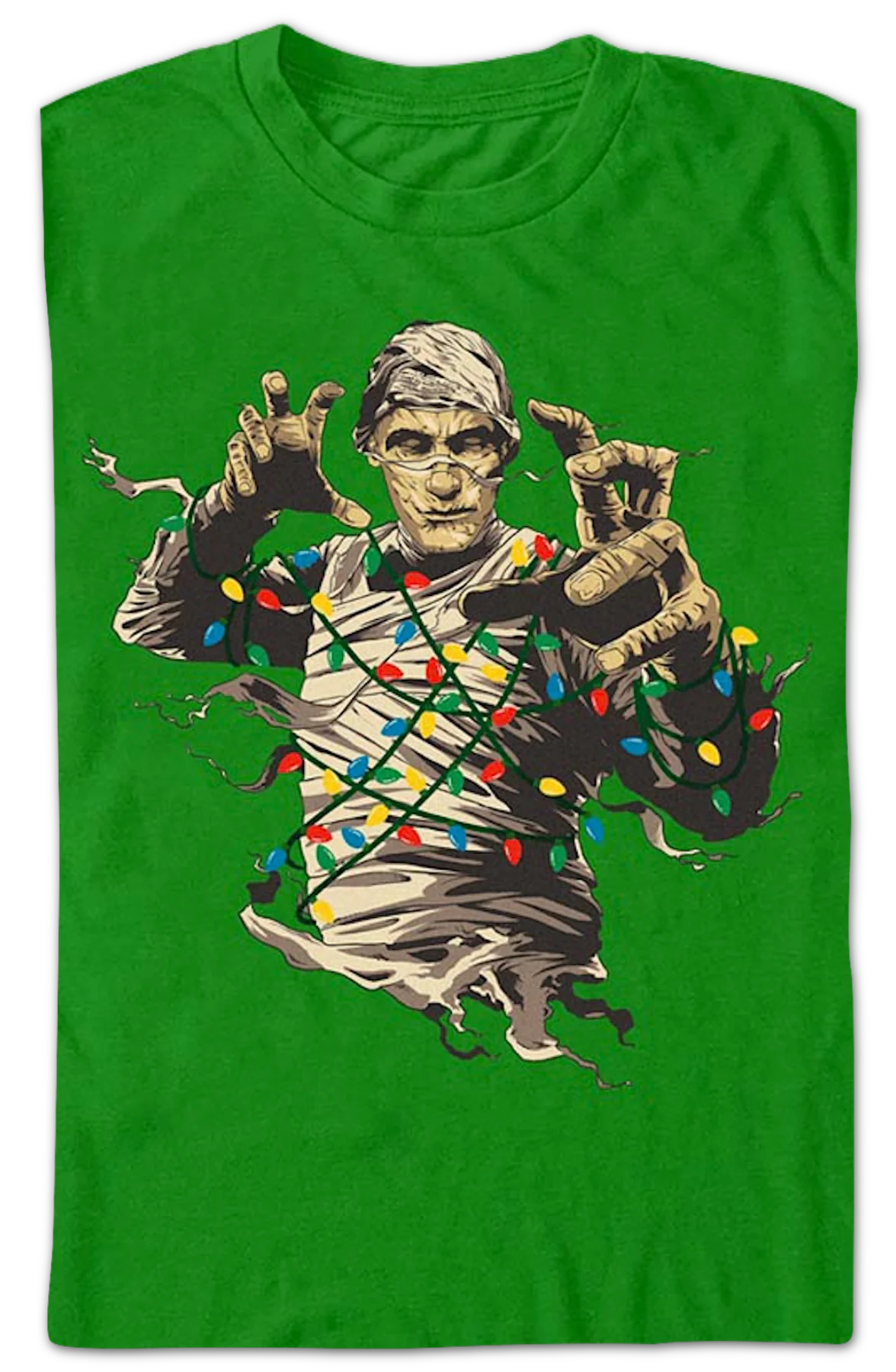 Christmas Lights Mummy T-Shirt - Image 2