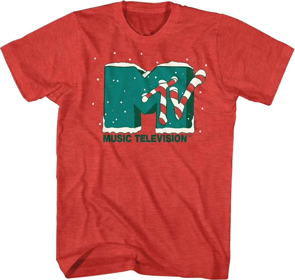Christmas Snowfall Logo MTV Shirt