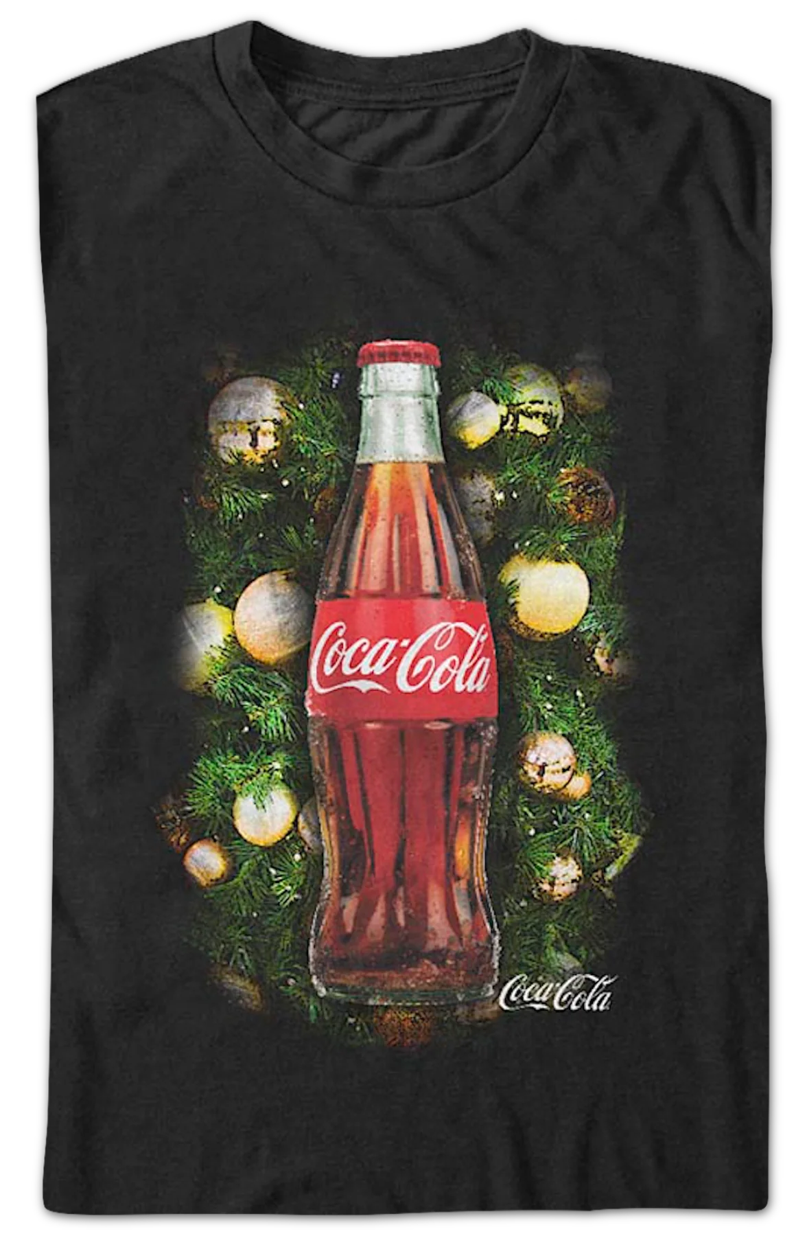 Christmas Tree Ornament Coca-Cola T-Shirt - Image 2
