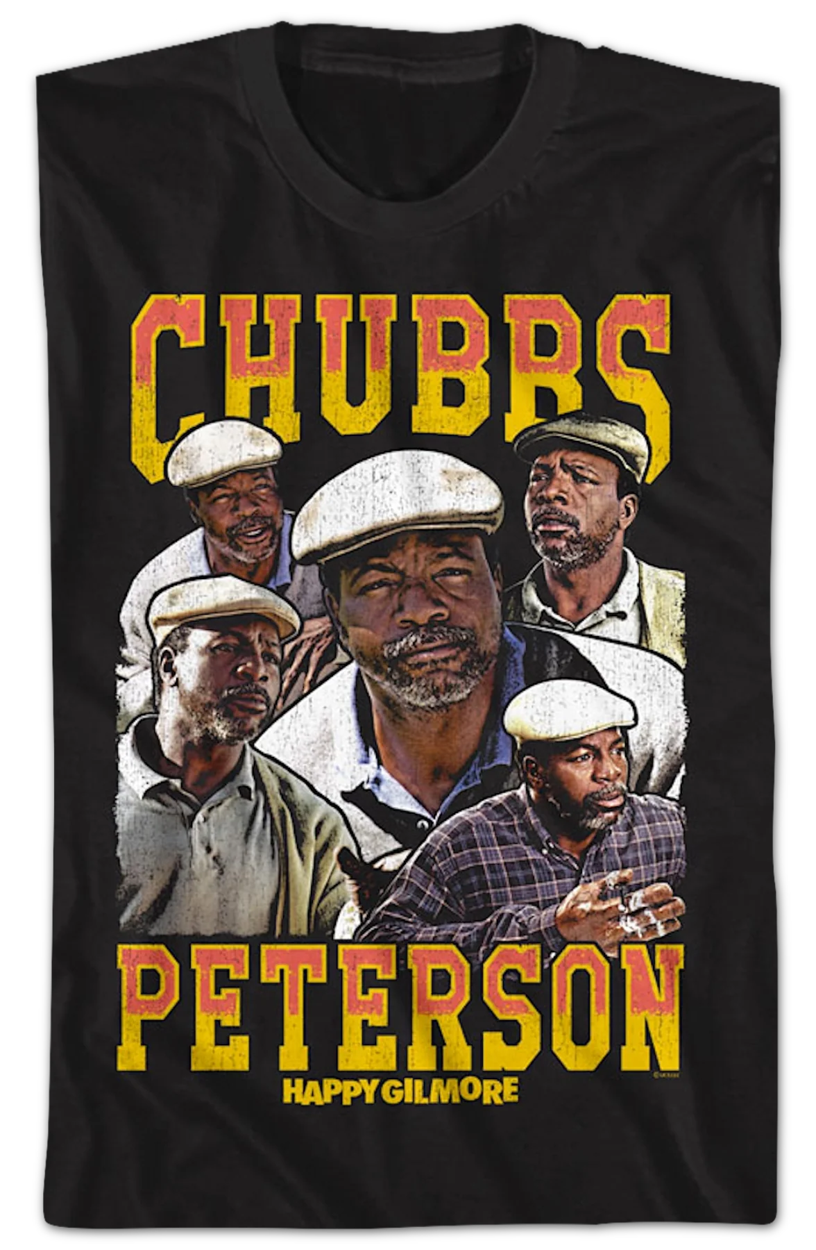 Chubbs Peterson Collage Happy Gilmore T-Shirt - Image 2