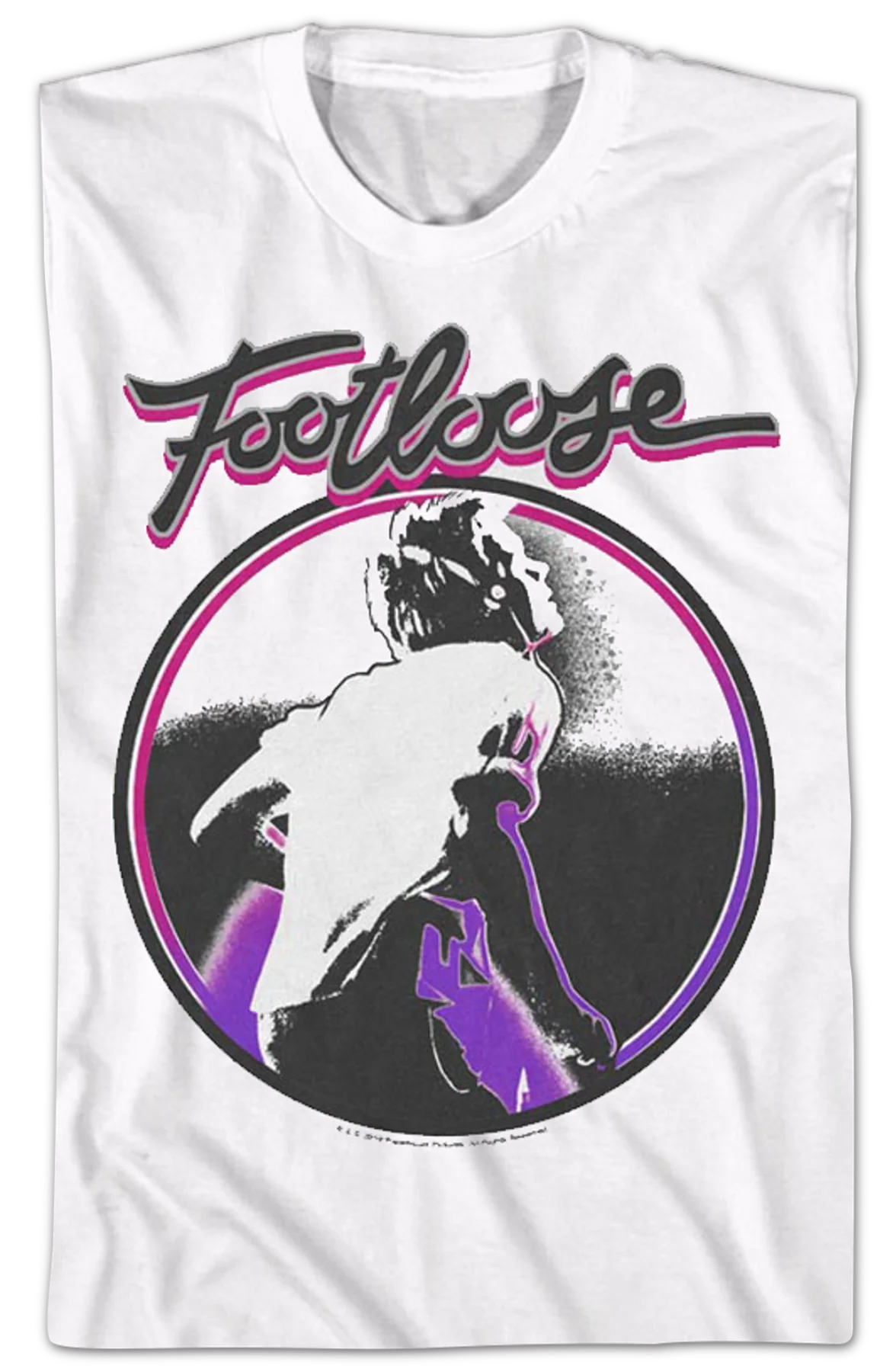 Circle Poster Footloose T-Shirt - Image 2