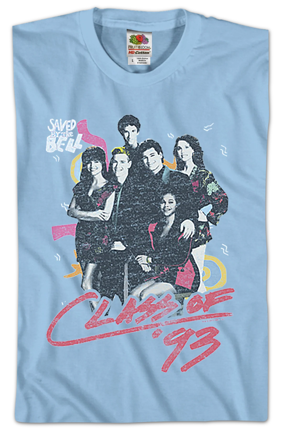 Class Of '93 Saved By The Bell T-Shirt - Image 2