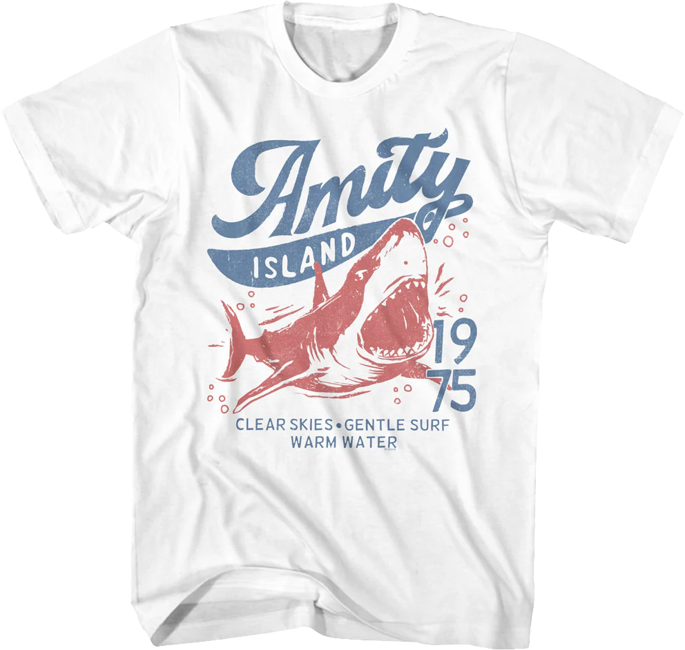 Clear Skies Gentle Surf Warm Water Jaws T-Shirt