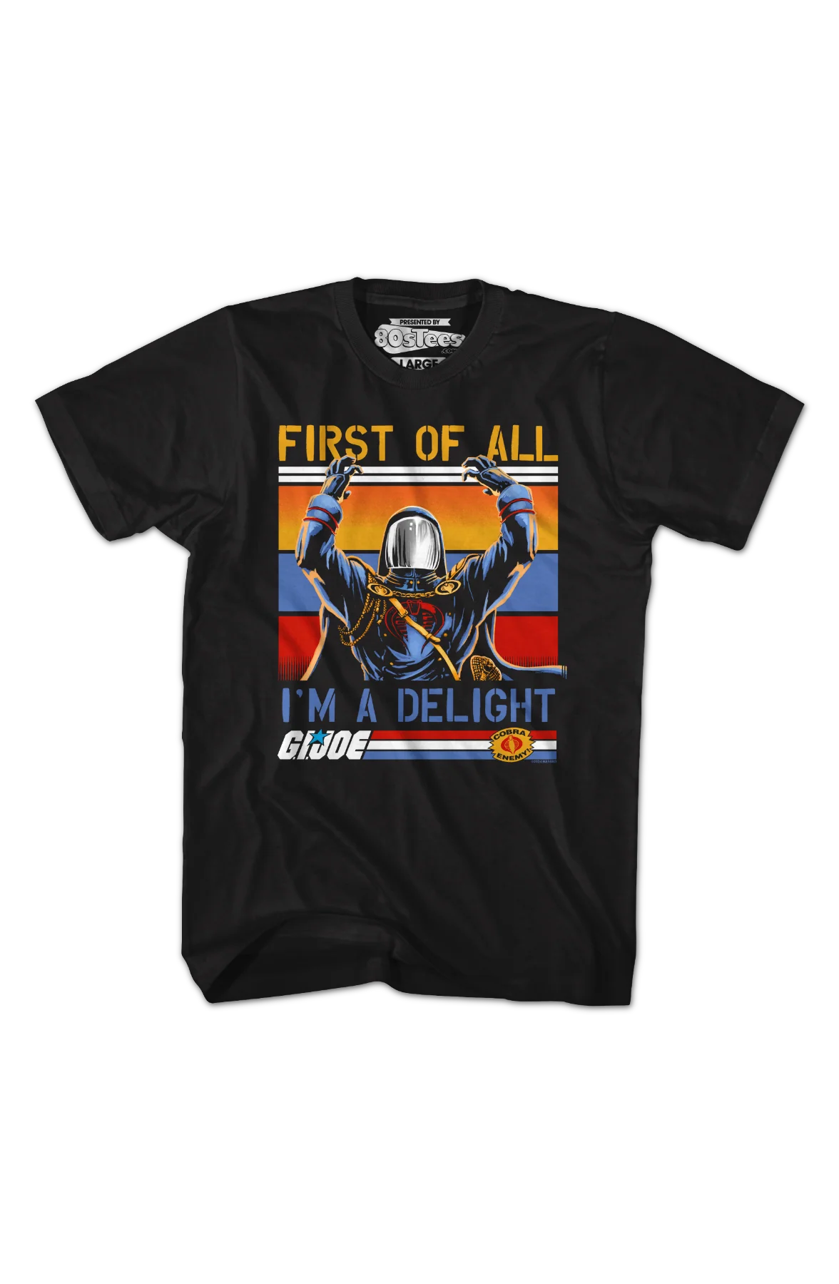 Cobra Commander I'm A Delight GI Joe T-Shirt - Image 2