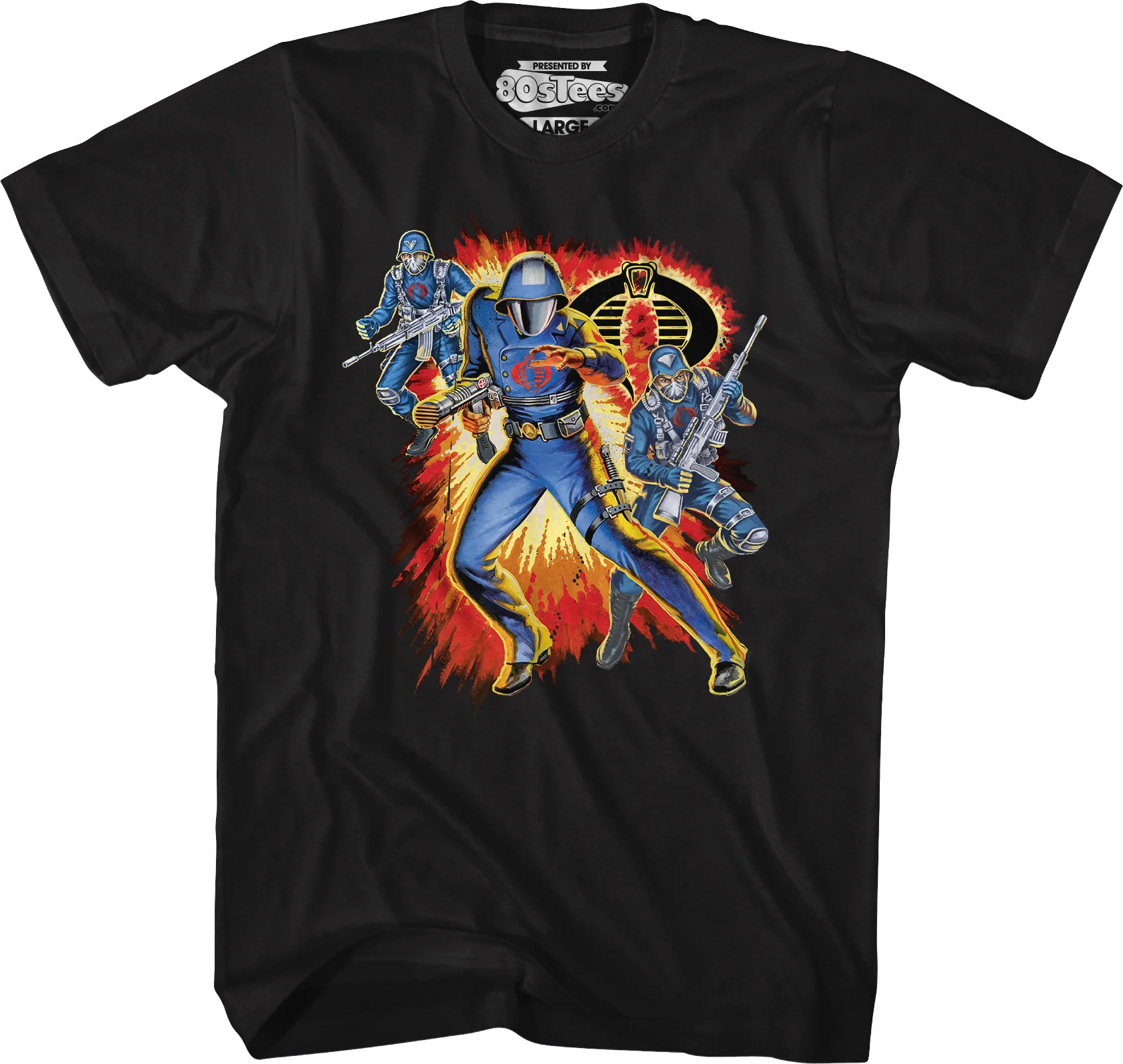 Cobra Explosion GI Joe T-Shirt - Image 4