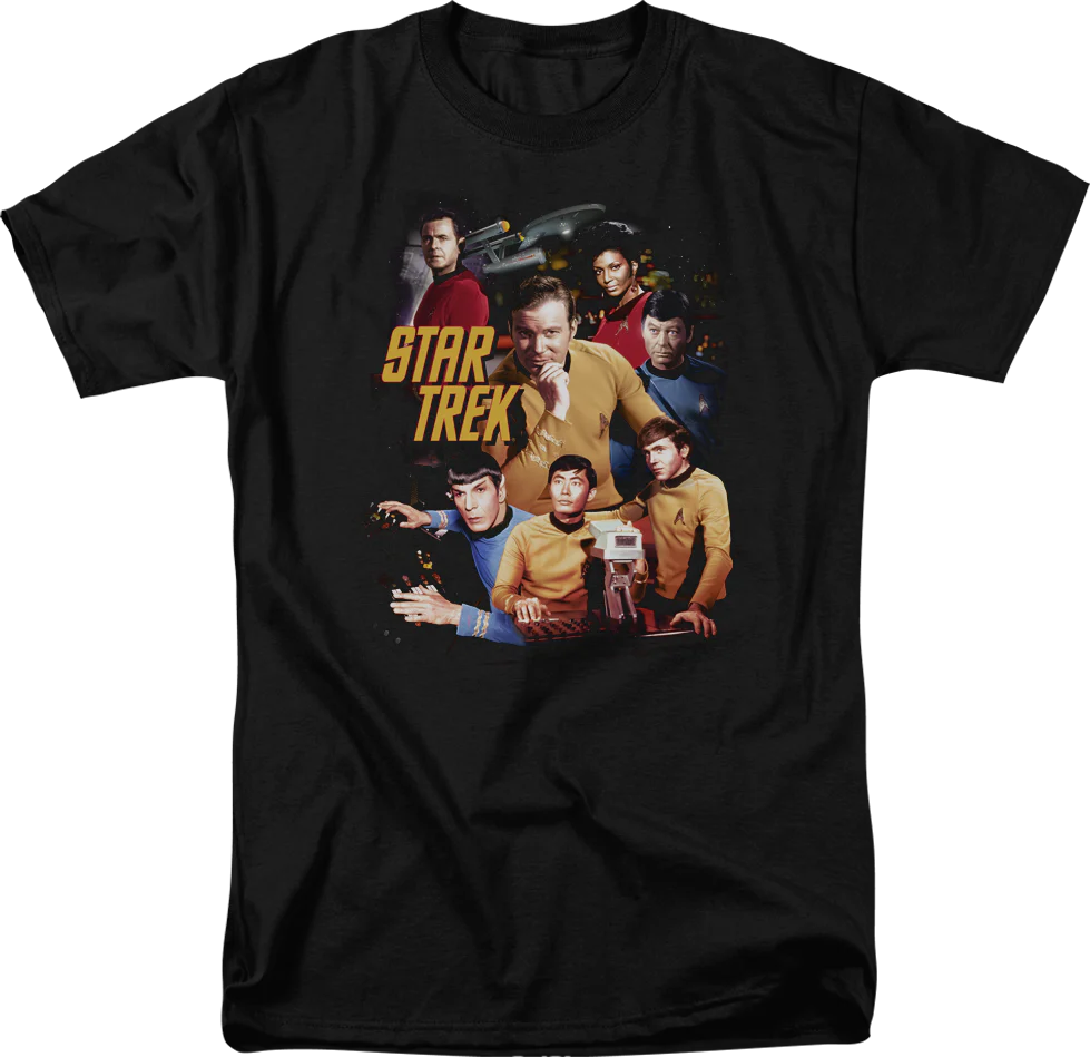 Collage Star Trek T-Shirt