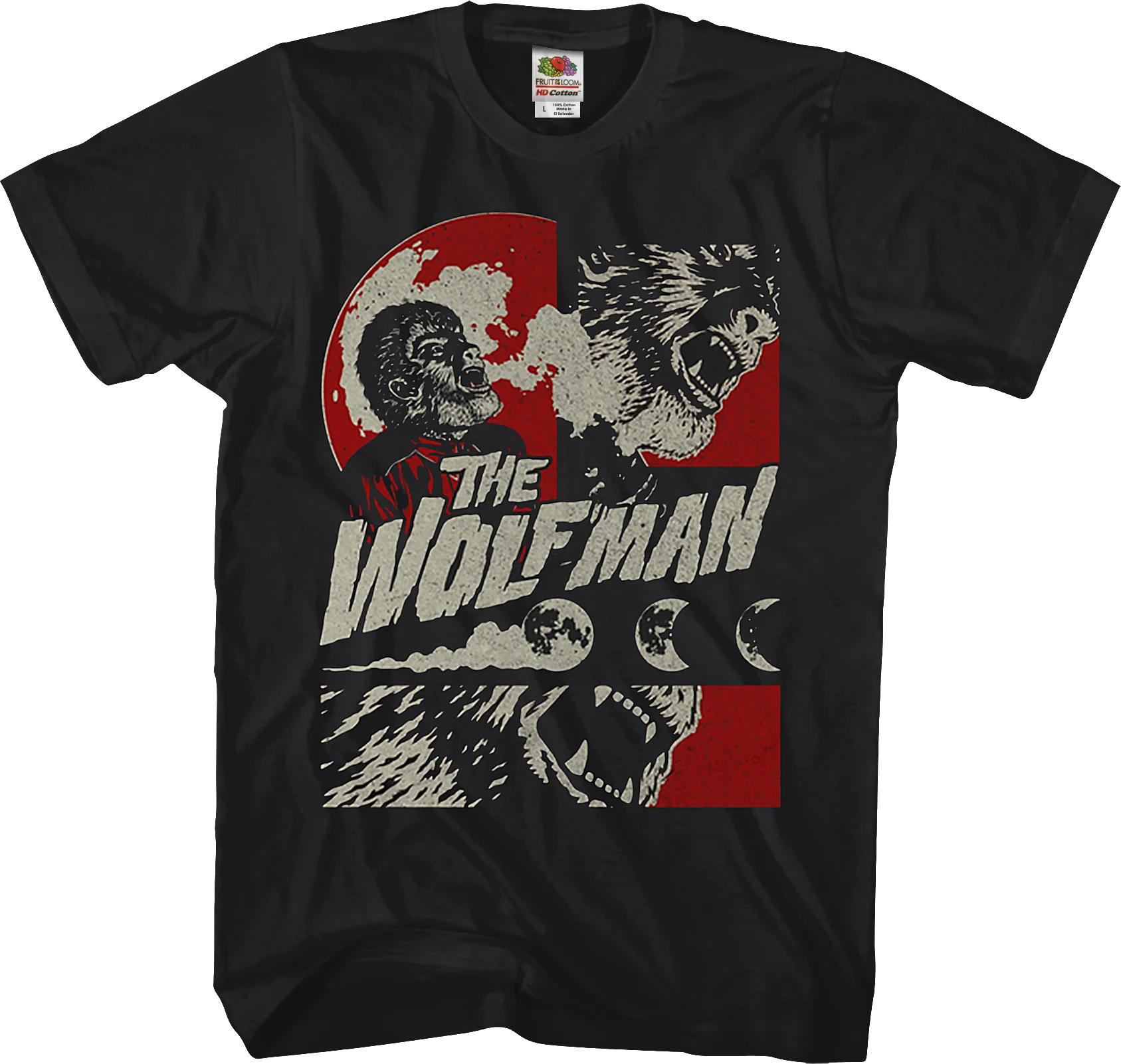 Collage Wolf Man T-Shirt