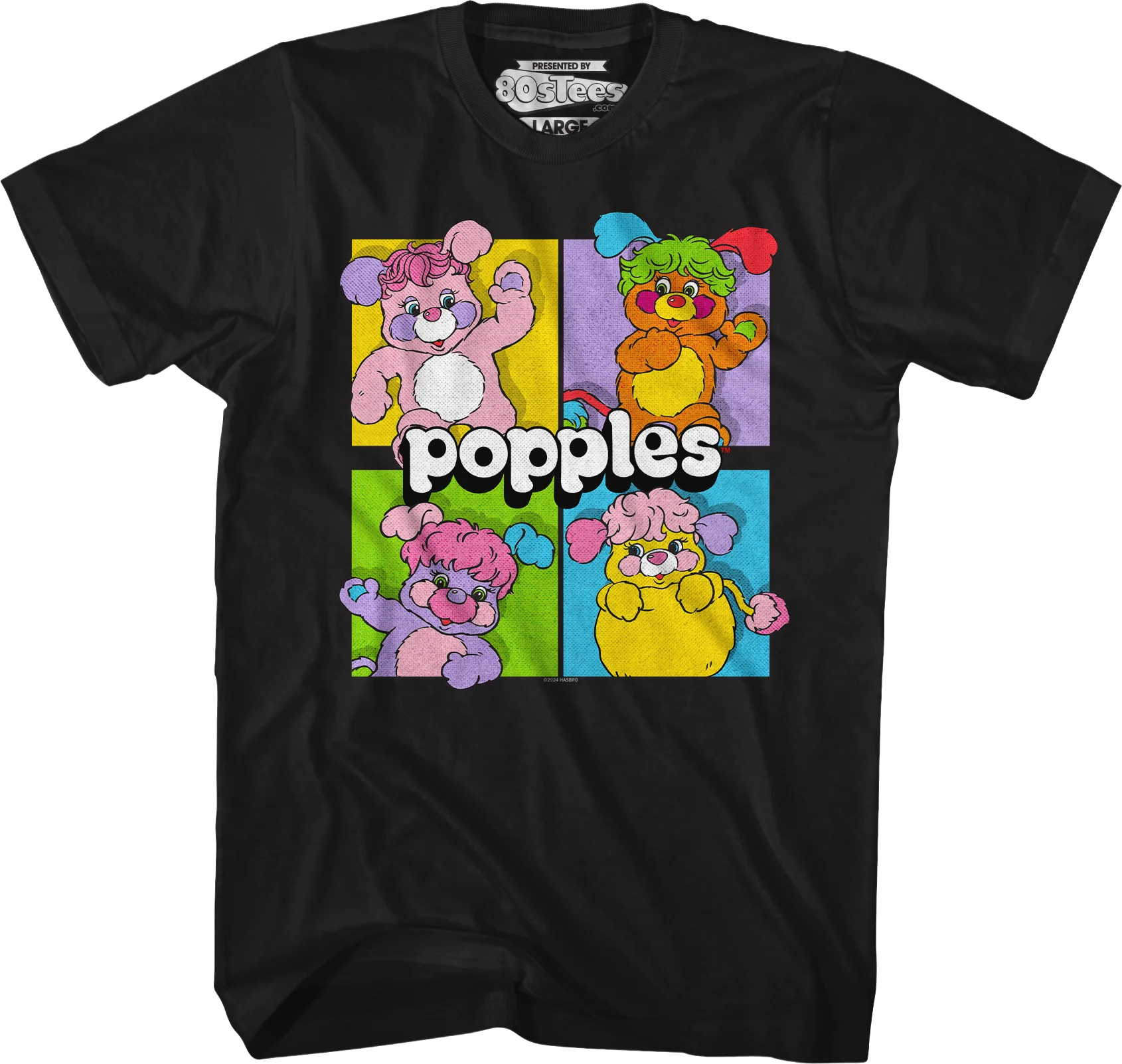 Colorful Blocks Popples T-Shirt - Image 8