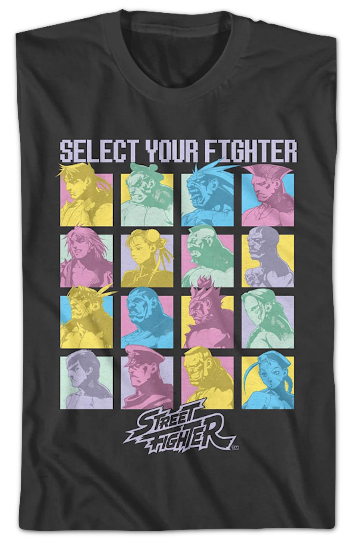Colorful Selection Street Fighter T-Shirt - Image 2