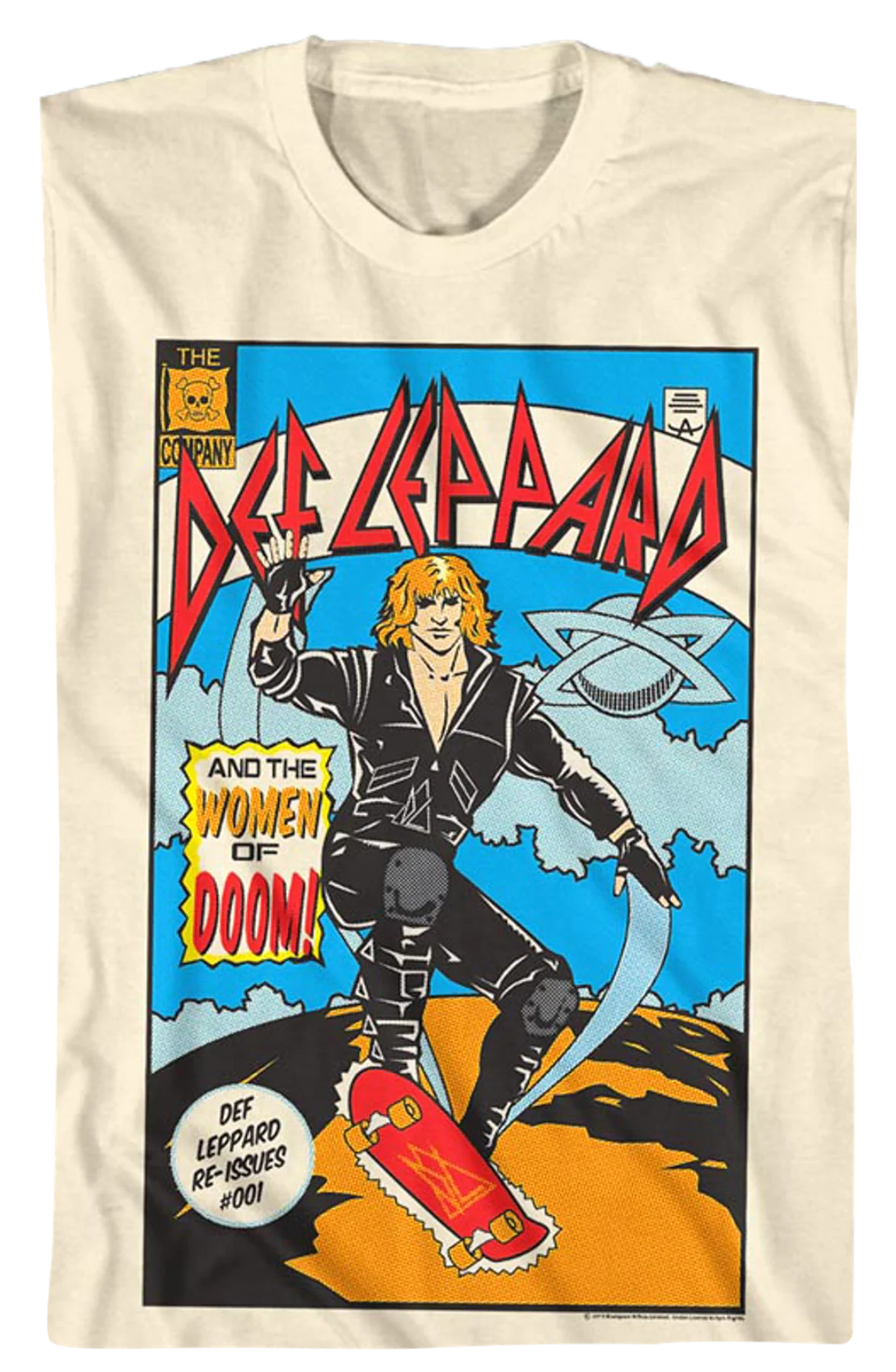 Comic Book Cover Def Leppard T-Shirt - Image 2