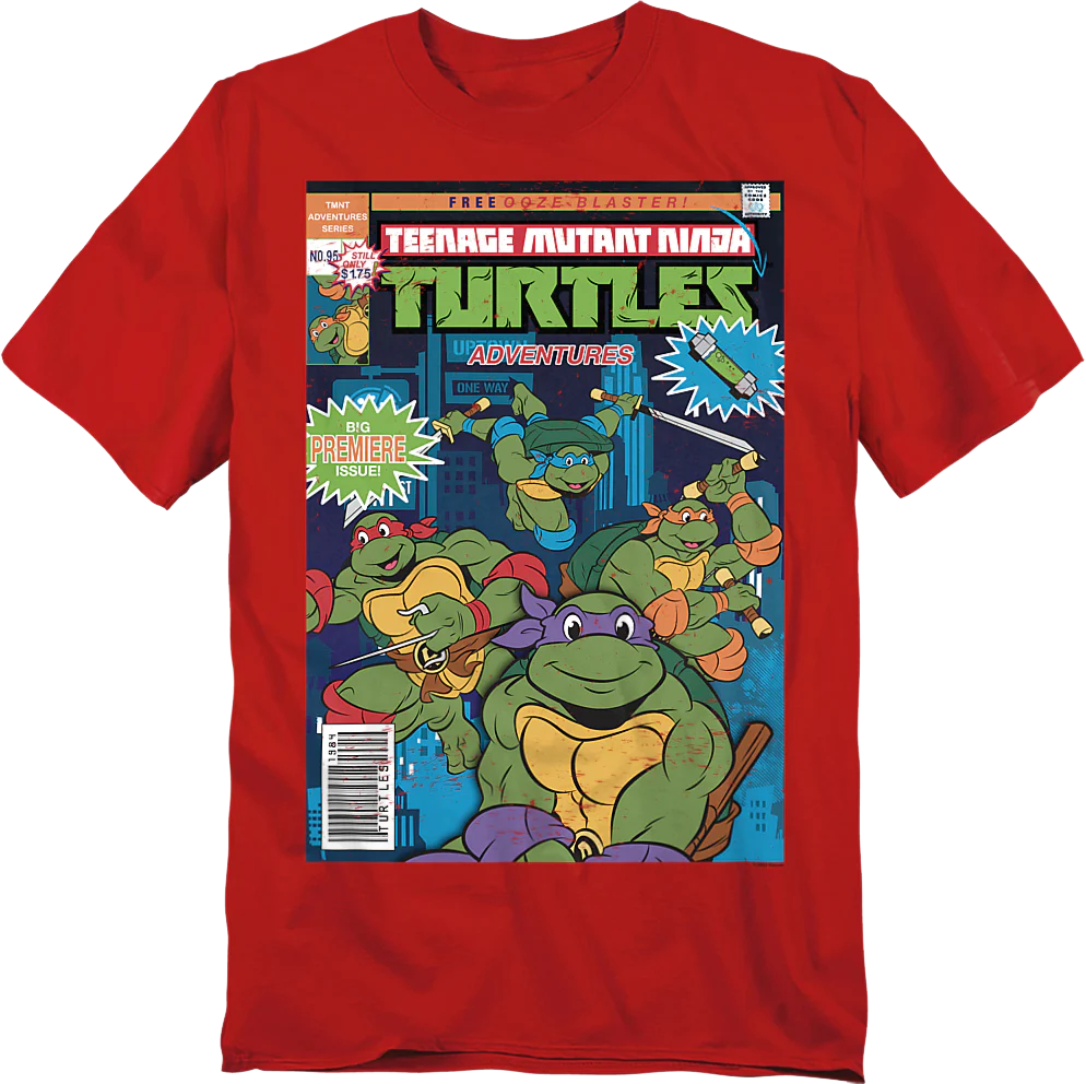 Comic Book Cover Teenage Mutant Ninja Turtles T-Shirt