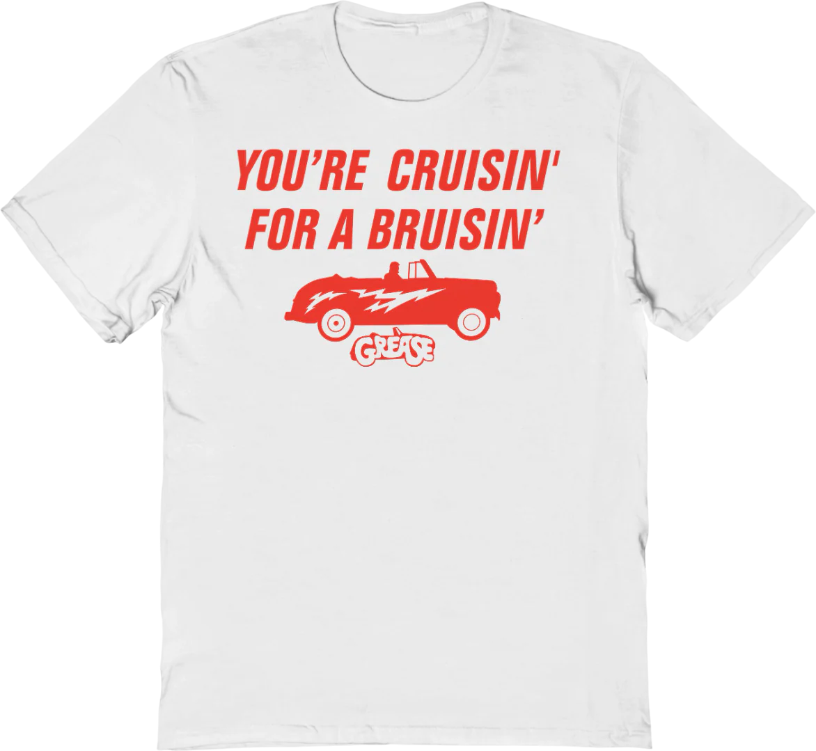 Cruisin' For A Bruisin' Grease T-Shirt