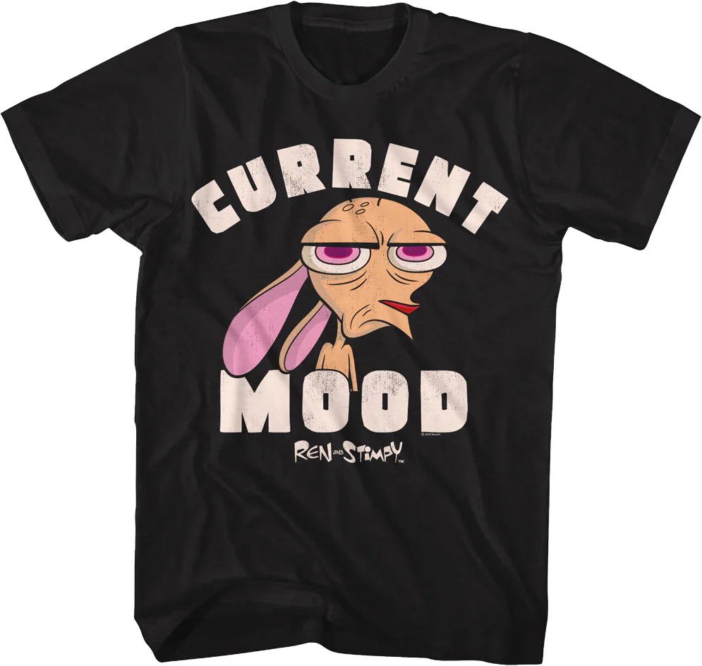 Current Mood Ren And Stimpy T-Shirt