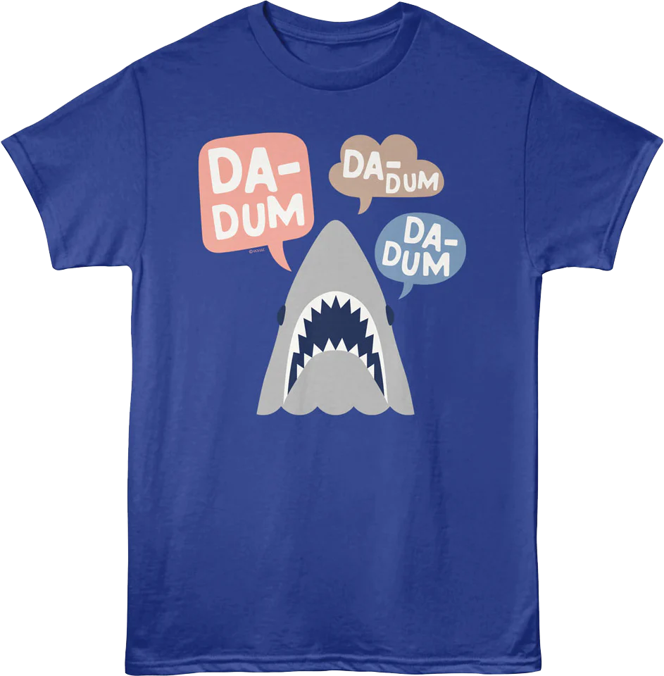 Da-Dum Da-Dum Da-Dum Illustration Jaws T-Shirt