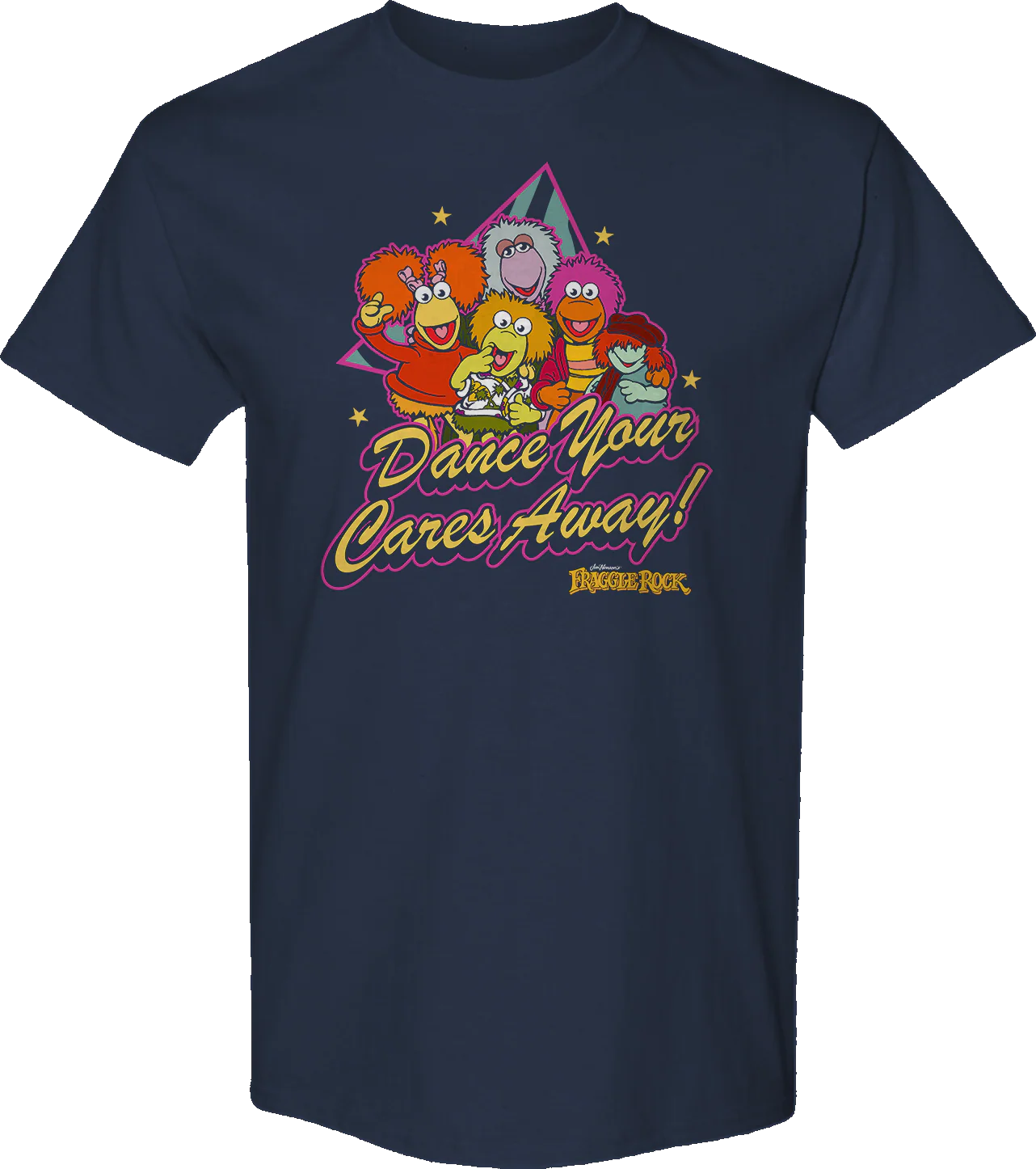 Dance Your Cares Away Triangle Fraggle Rock T-Shirt