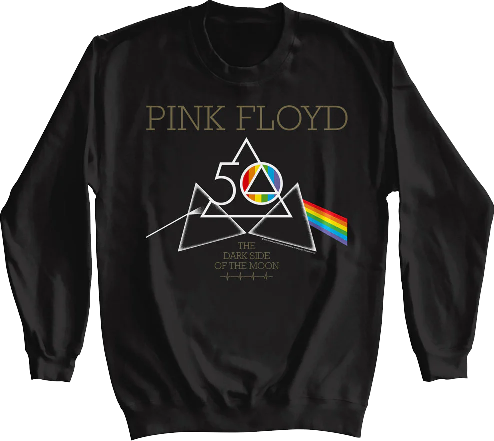 Dark Side of the Moon 50th Anniversary Pink Floyd Sweatshirt
