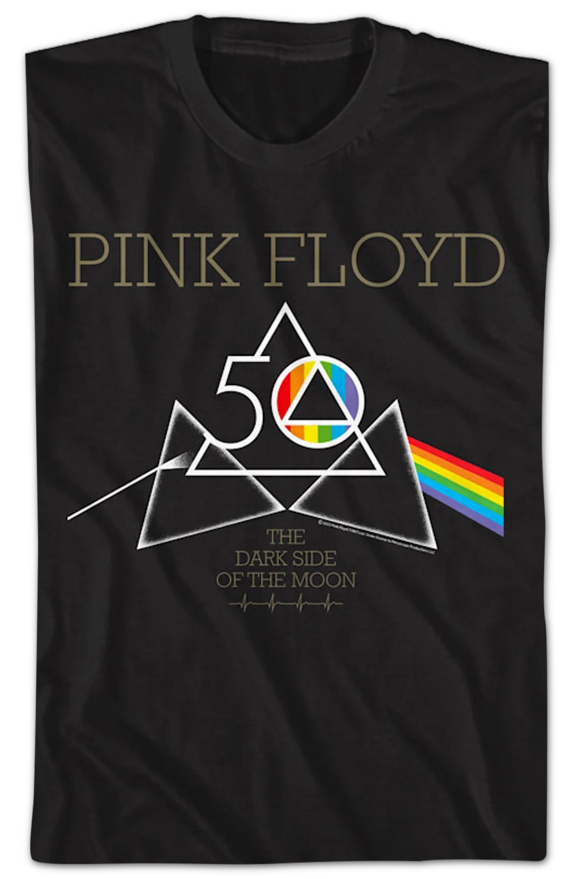 Dark Side of the Moon 50th Anniversary Pink Floyd T-Shirt - Image 2
