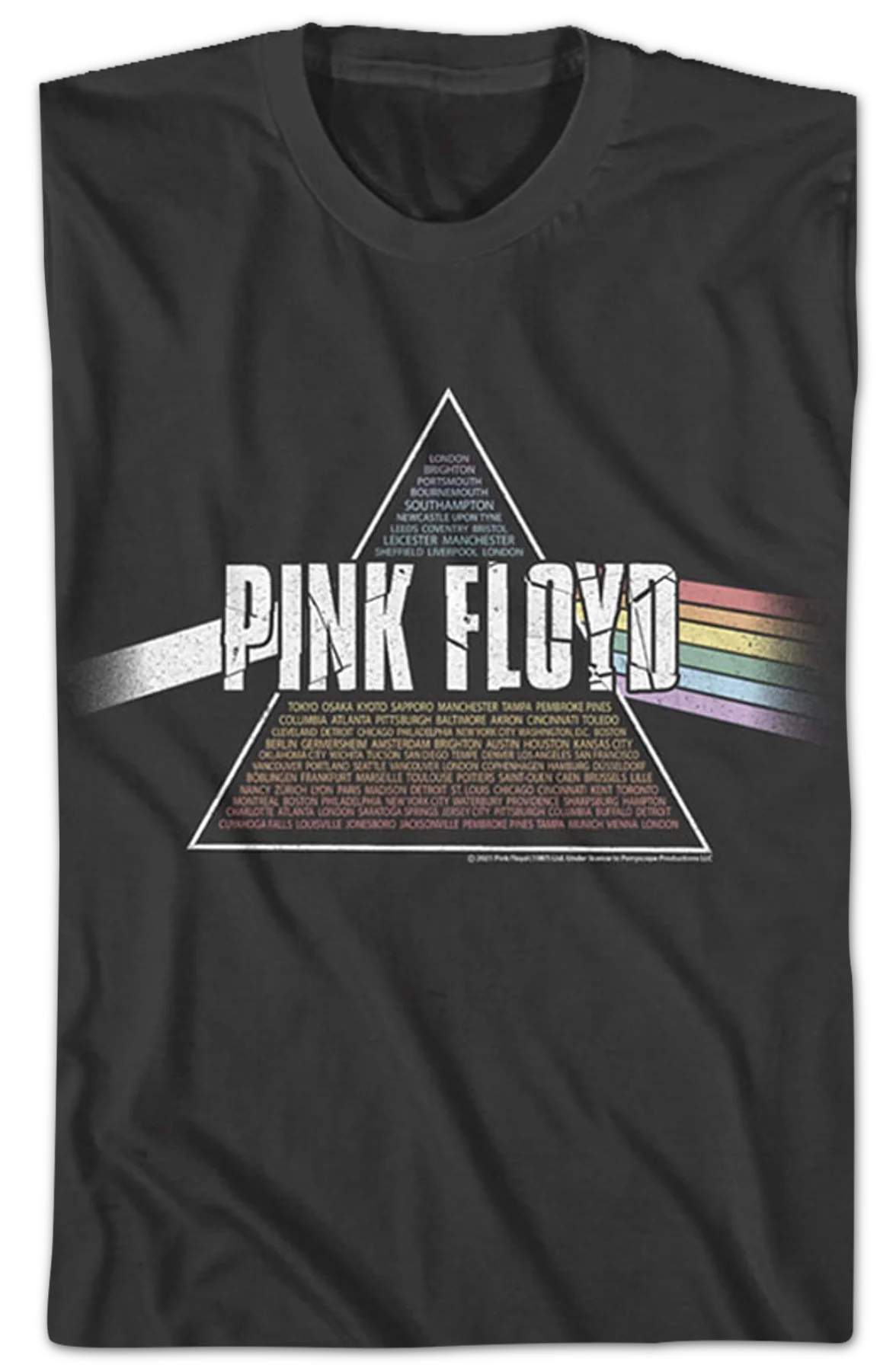 Dark Side of the Moon Tour Pink Floyd T-Shirt - Image 2