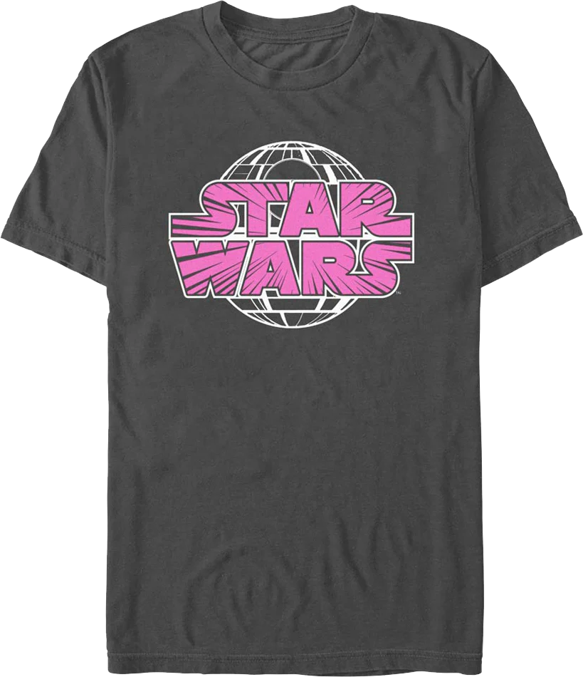 Death Star Bursting Logo Star Wars T-Shirt