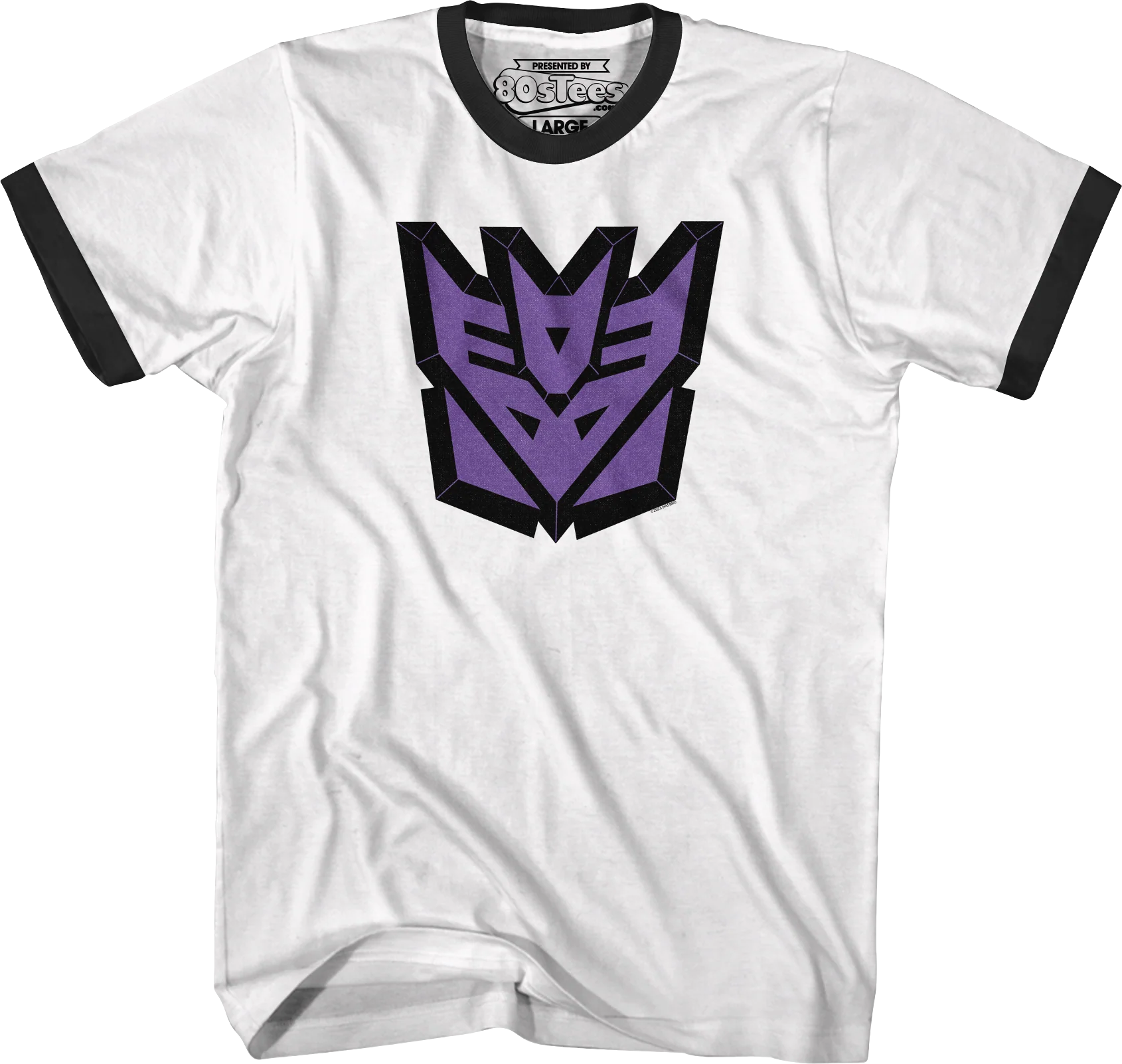 Decepticons Classic Logo Transformers Ringer Shirt