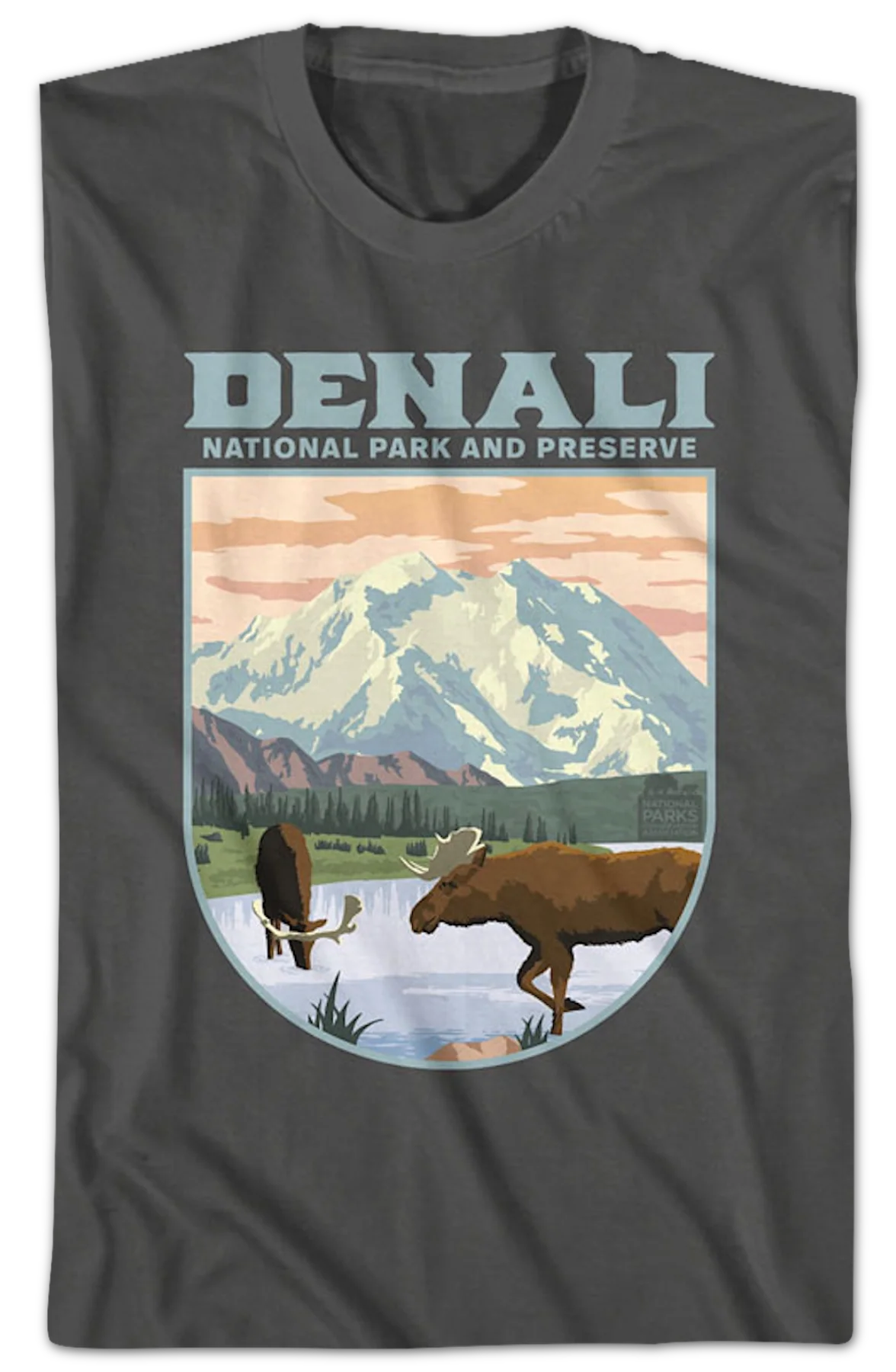 Denali National Park And Reserve T-Shirt - Image 2