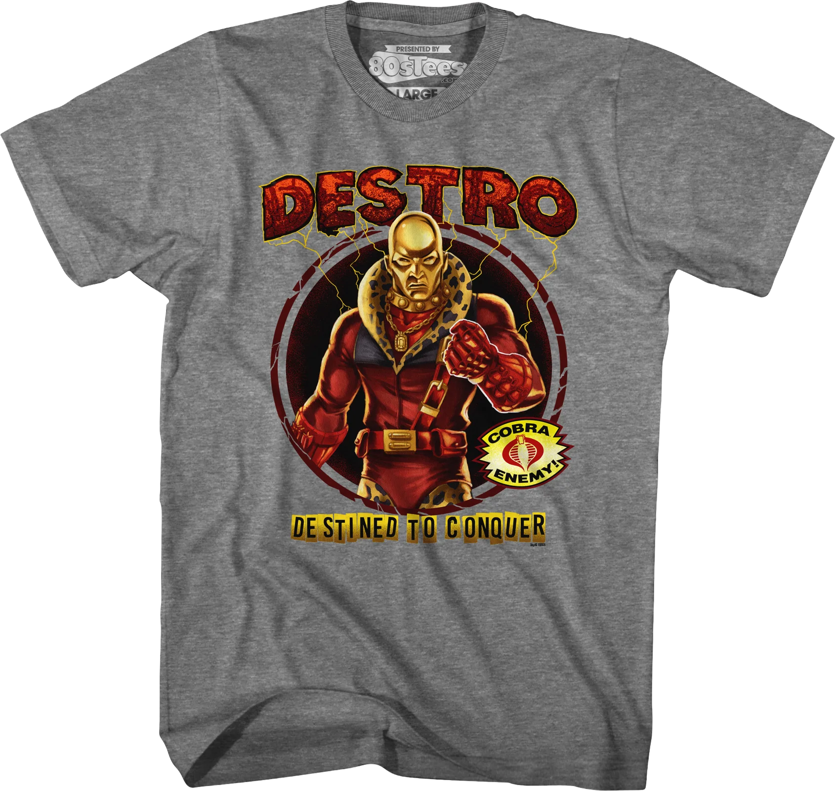 Destro Destined To Conquer GI Joe T-Shirt - Image 19
