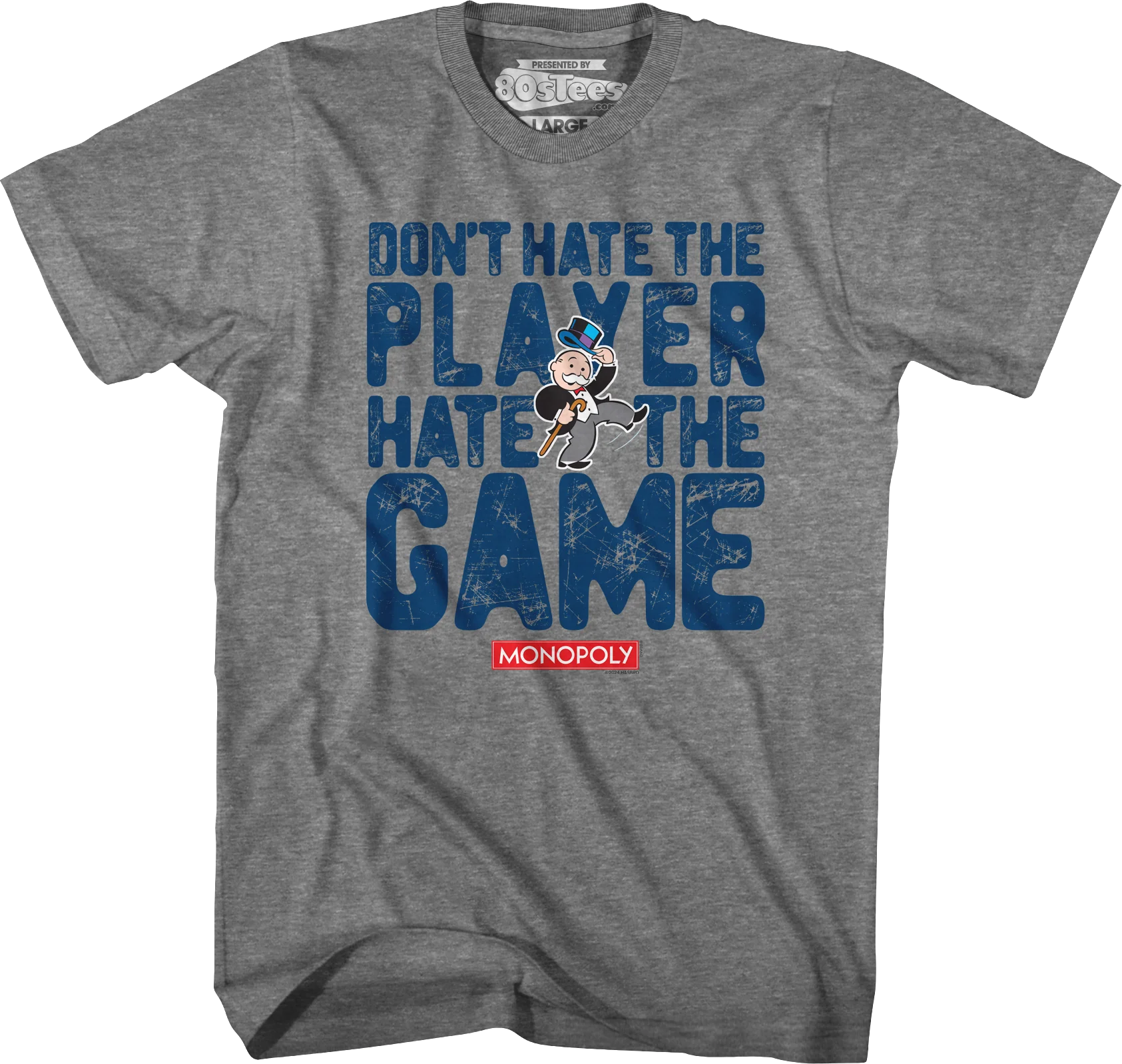 Don't Hate The Player Hate The Game Monopoly T-Shirt - Image 18
