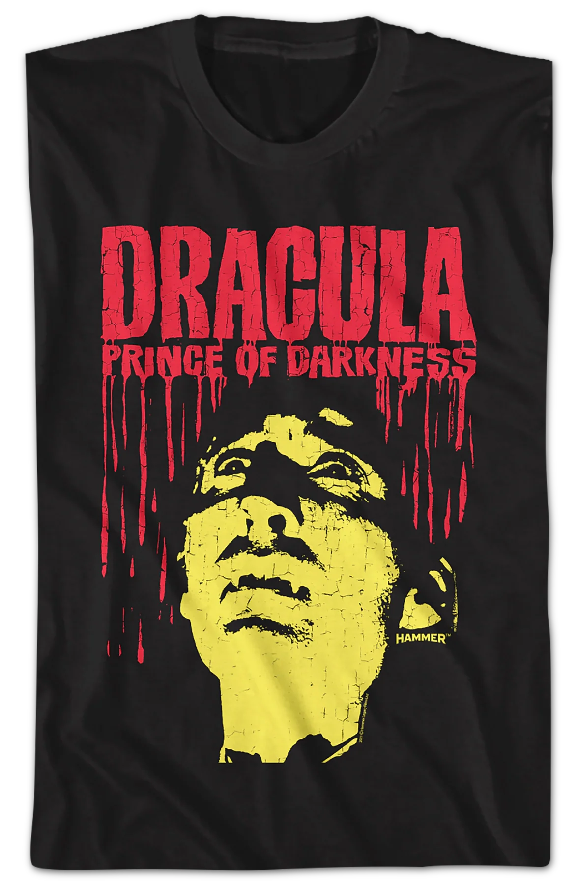 Dracula Prince Of Darkness Bloody Logo Hammer Films T-Shirt - Image 2