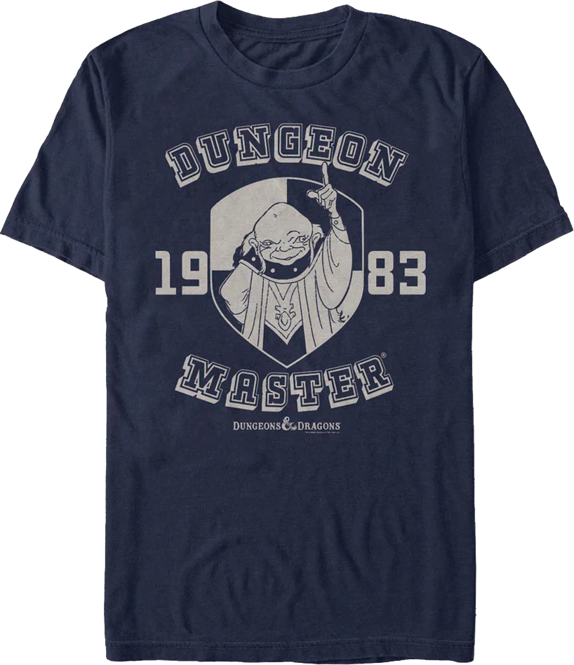Dungeon Master Collegiate Logo Dungeons & Dragons T-Shirt
