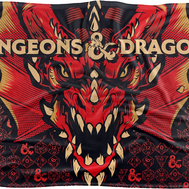 Dungeons & Dragons 36 x 58 Fleece Blanket
