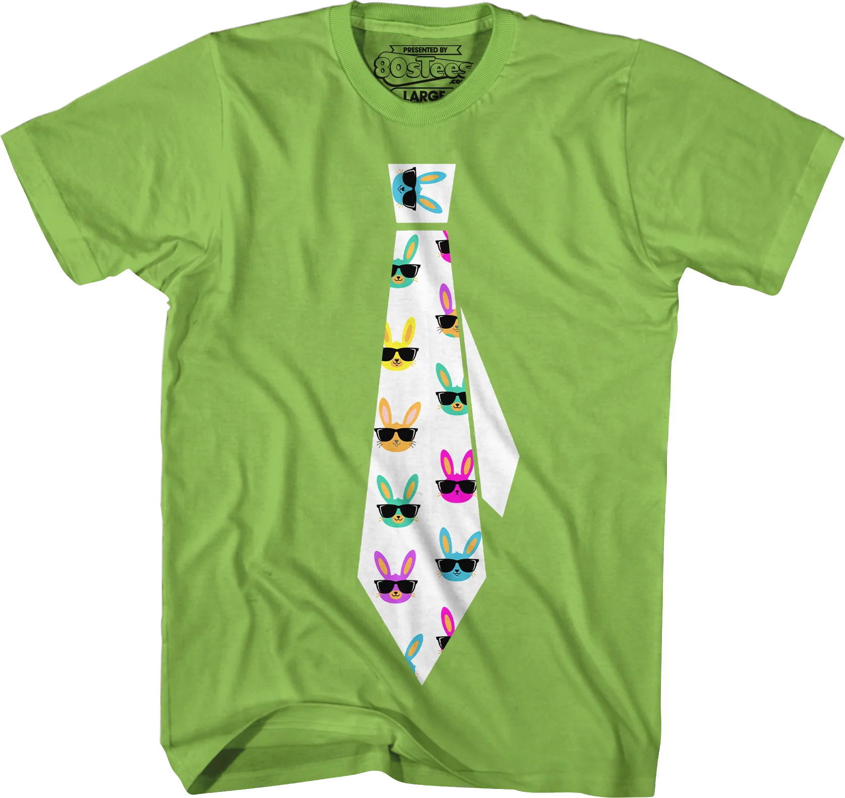 Easter Bunny Tie T-Shirt - Image 8