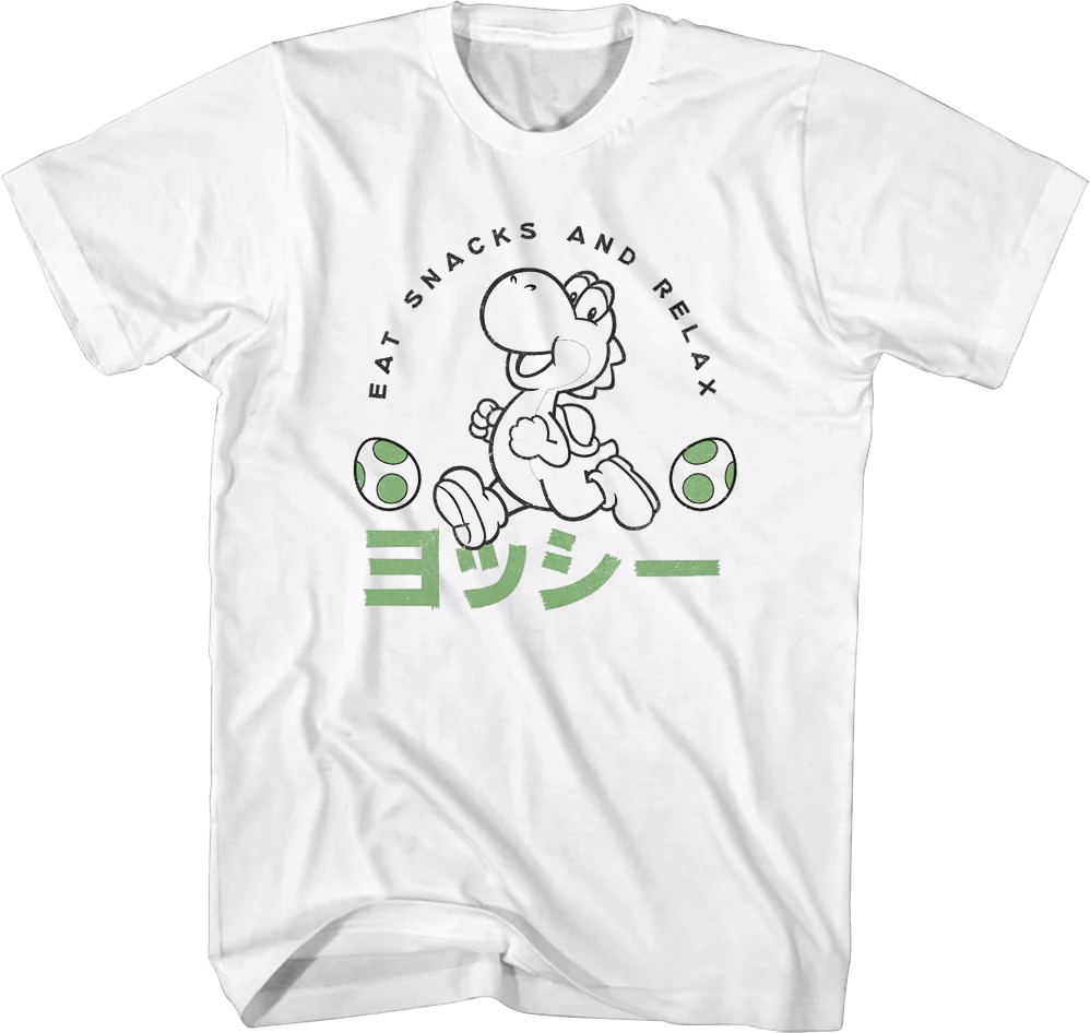 Eat Snacks And Relax Nintendo T-Shirt