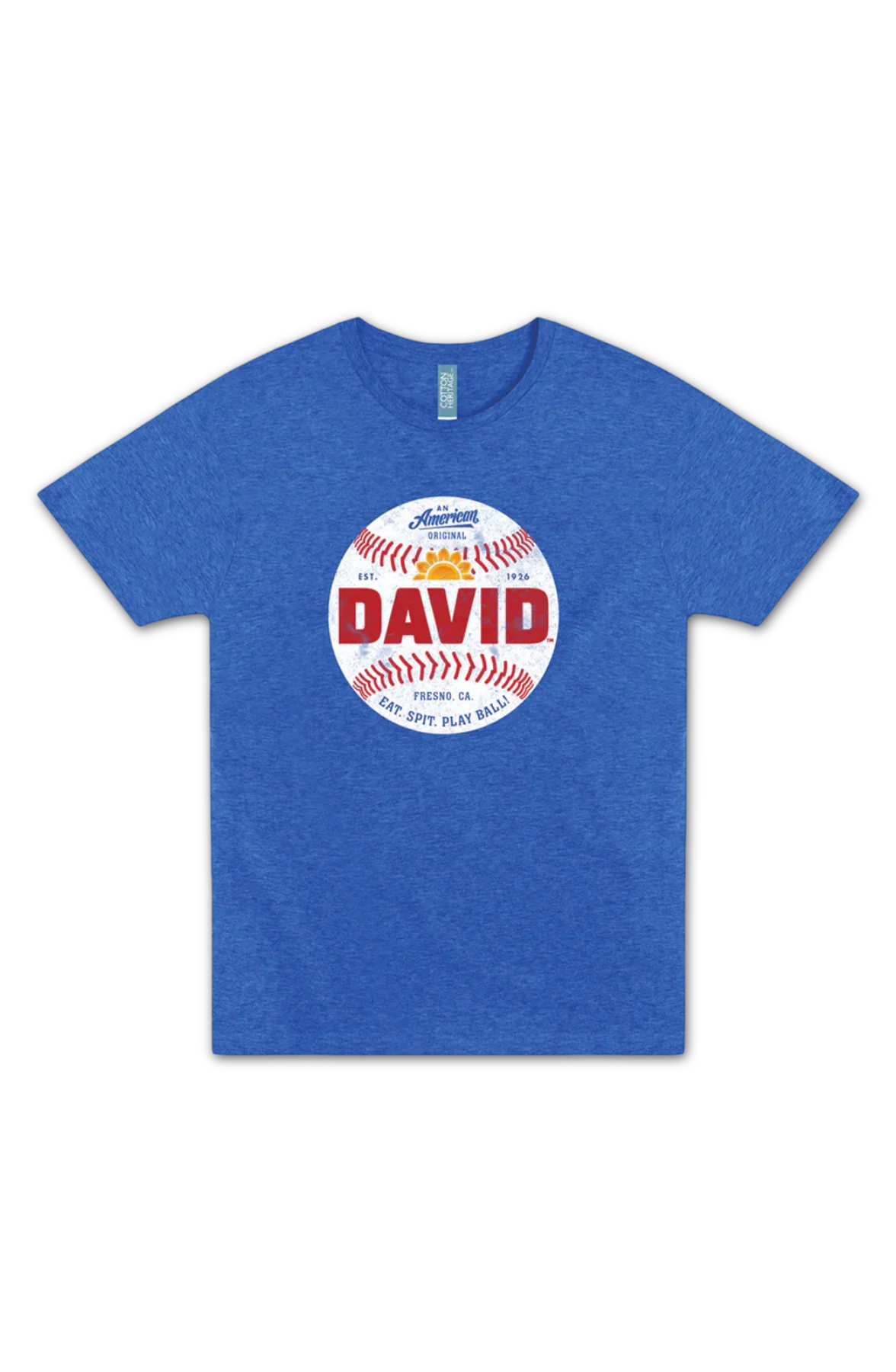Eat Spit Play Ball David Sunflower Seeds T-Shirt - Image 2