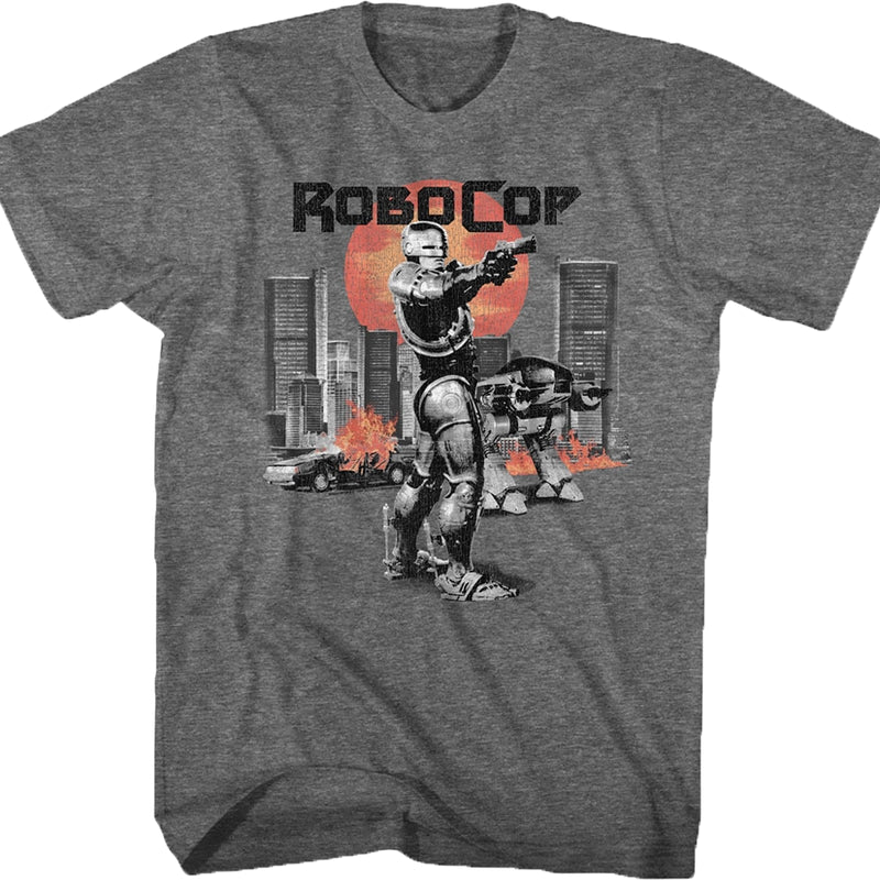 ED-209 and Robocop T-Shirt