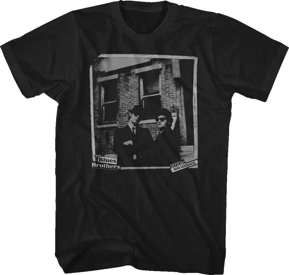 Elwood and Jake Photograph Blues Brothers T-Shirt