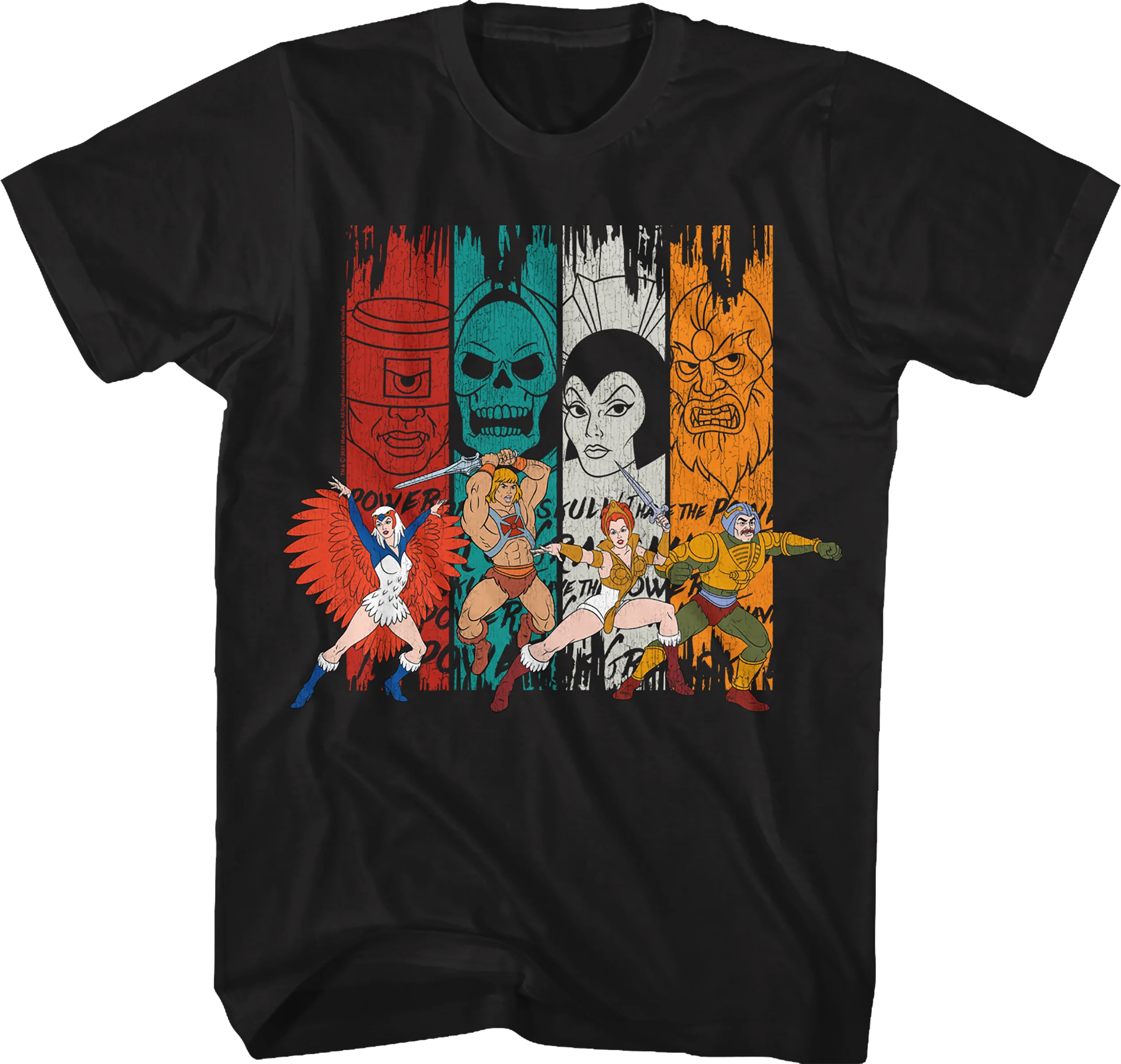 Evil Brush Strokes Masters of the Universe T-Shirt