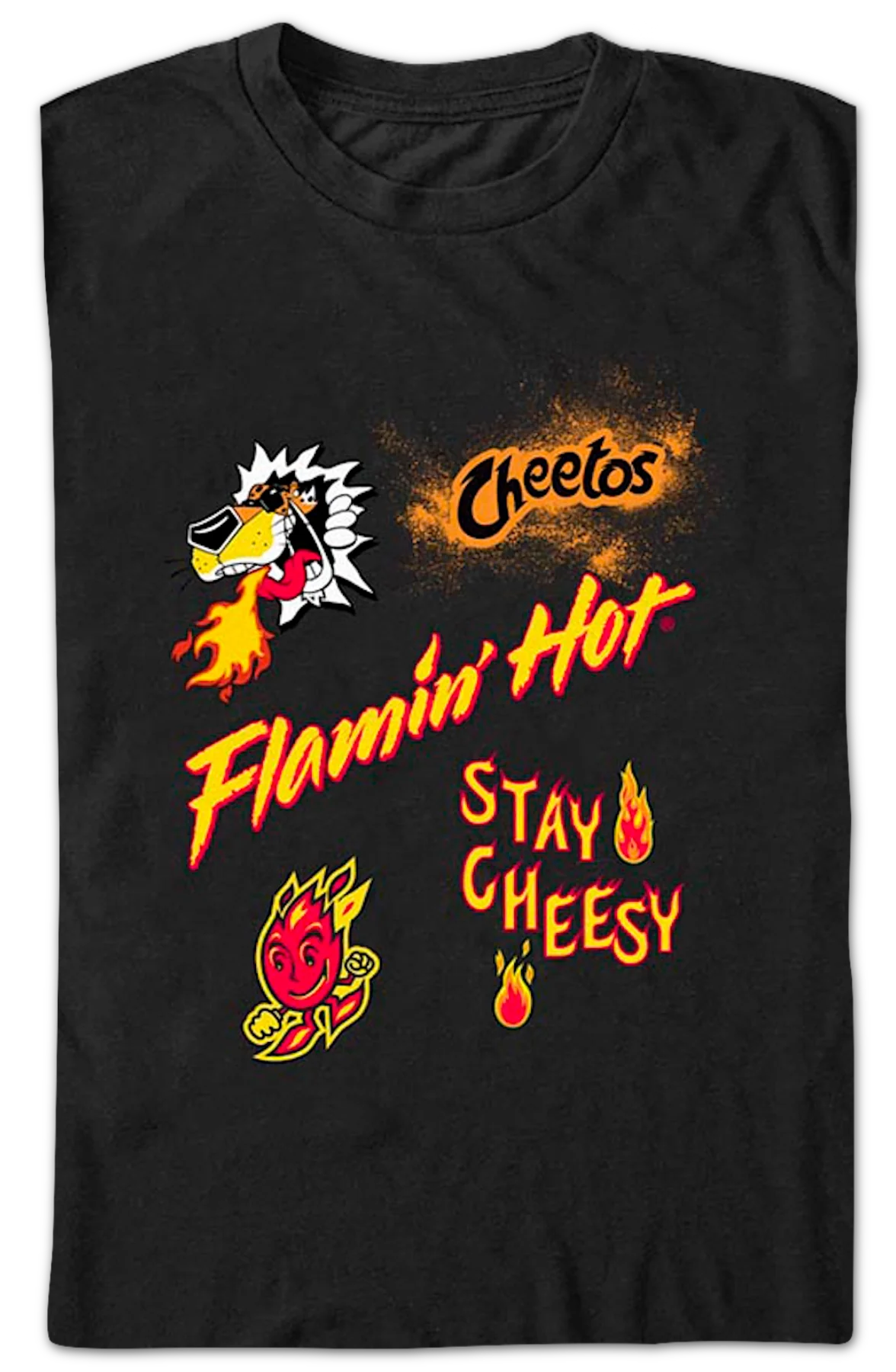 Flamin' Hot Stay Cheesy Cheetos T-Shirt - Image 2