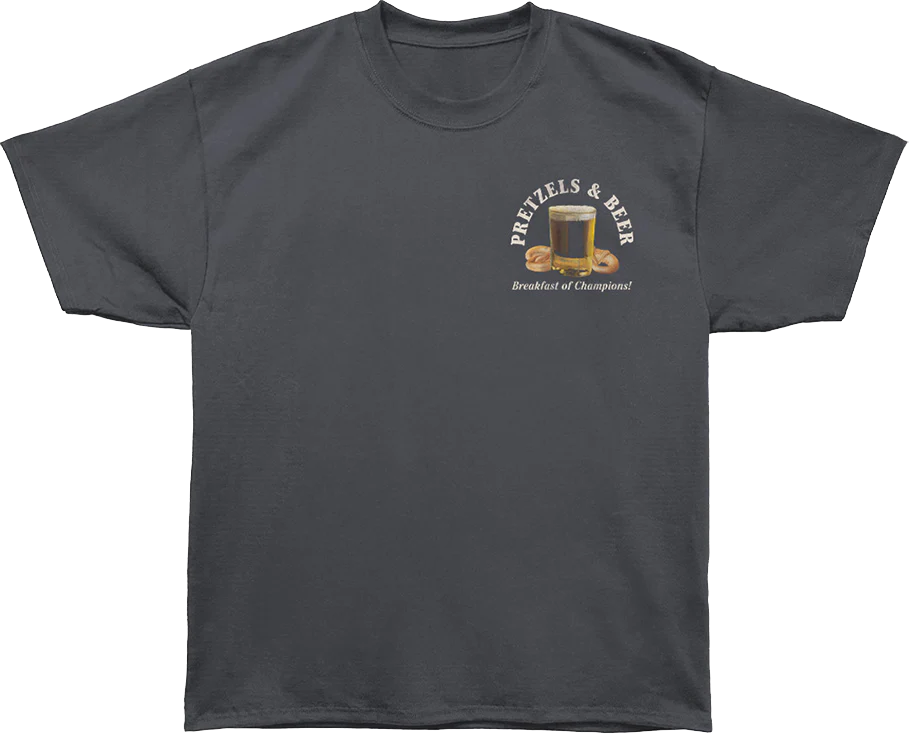 Front & Back Breakfast of Champions Cheers Oversized T-Shirt - Image 4